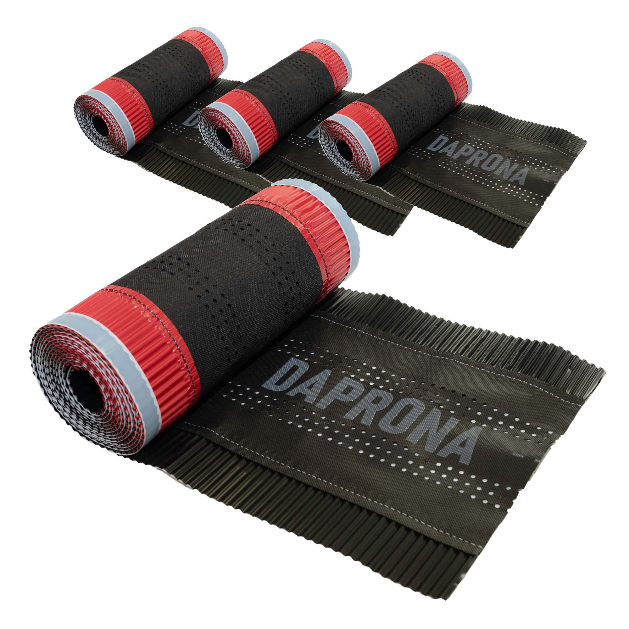 DAPRONA Dichtungsband Firstband Alu Super Vent, (4 Rollen - 320mm x 5m Schwarz (RAL 9005) Rollfirst für eine optimale Dachfirst Abdeckung, Super Butylkleber, 4-St), Rollfirst für eine optimale Dachfirst Abdeckung, Super Butylkleber