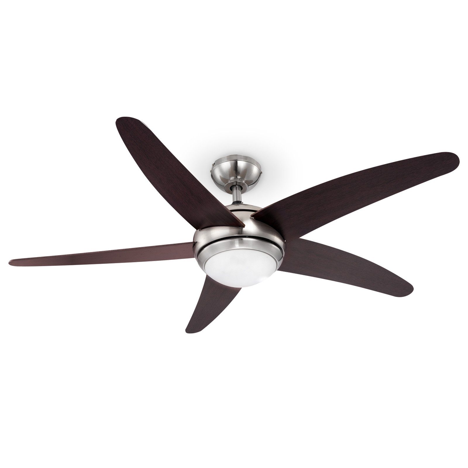 bmf-versand Deckenventilator Deckenventilator sehr leise mit Licht 132 cm Deckenlampe inkl.