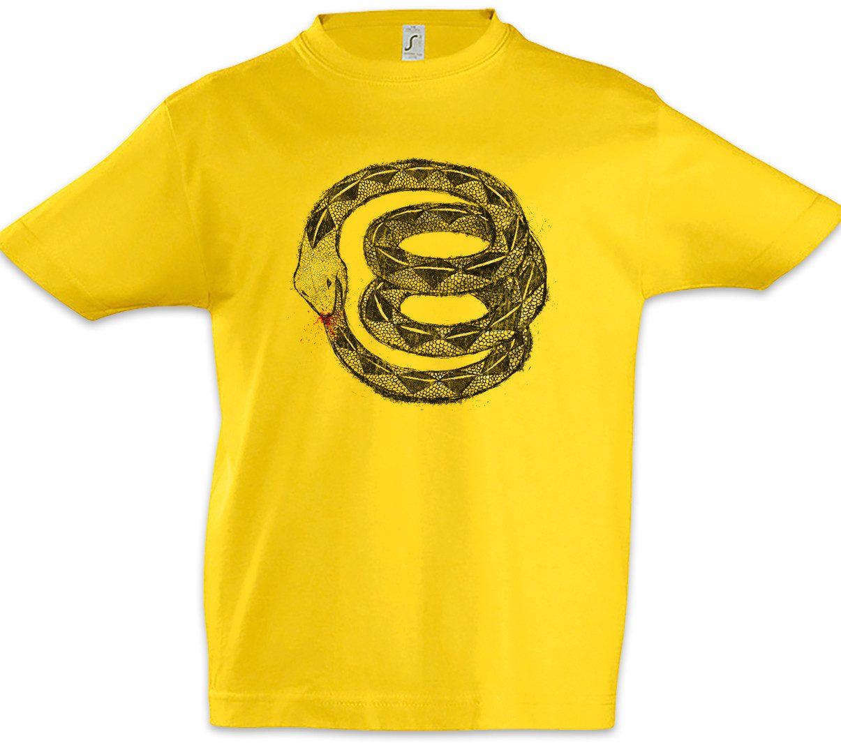 Print-Shirt Gadsden Ouroboros Snake Kinder T-Shirt Gadsden Flag America USA Fahne