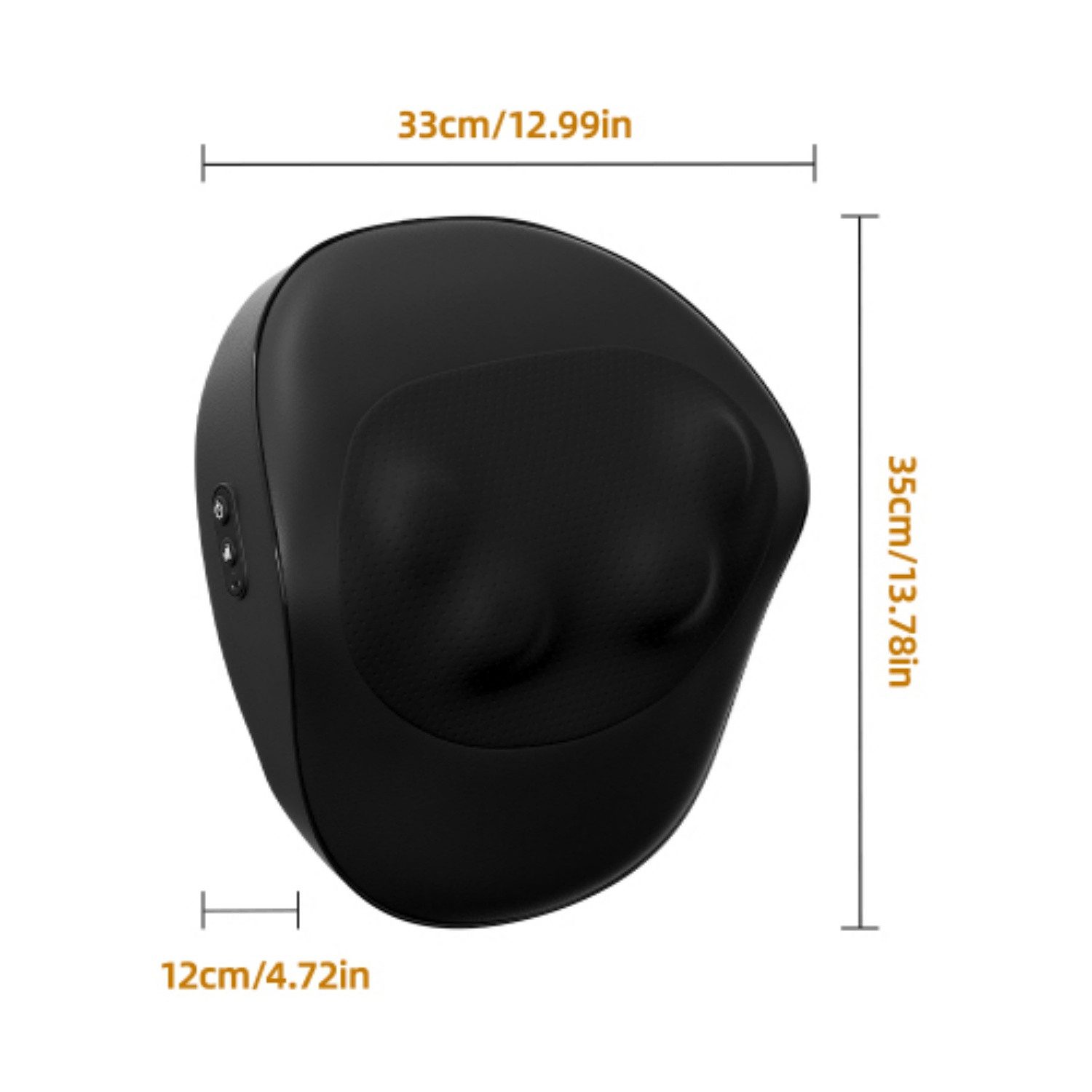 ibettertec Massagekissen Multifunktions-Massagekissen-3 verstellbare Zahnräder Tragbare, Set