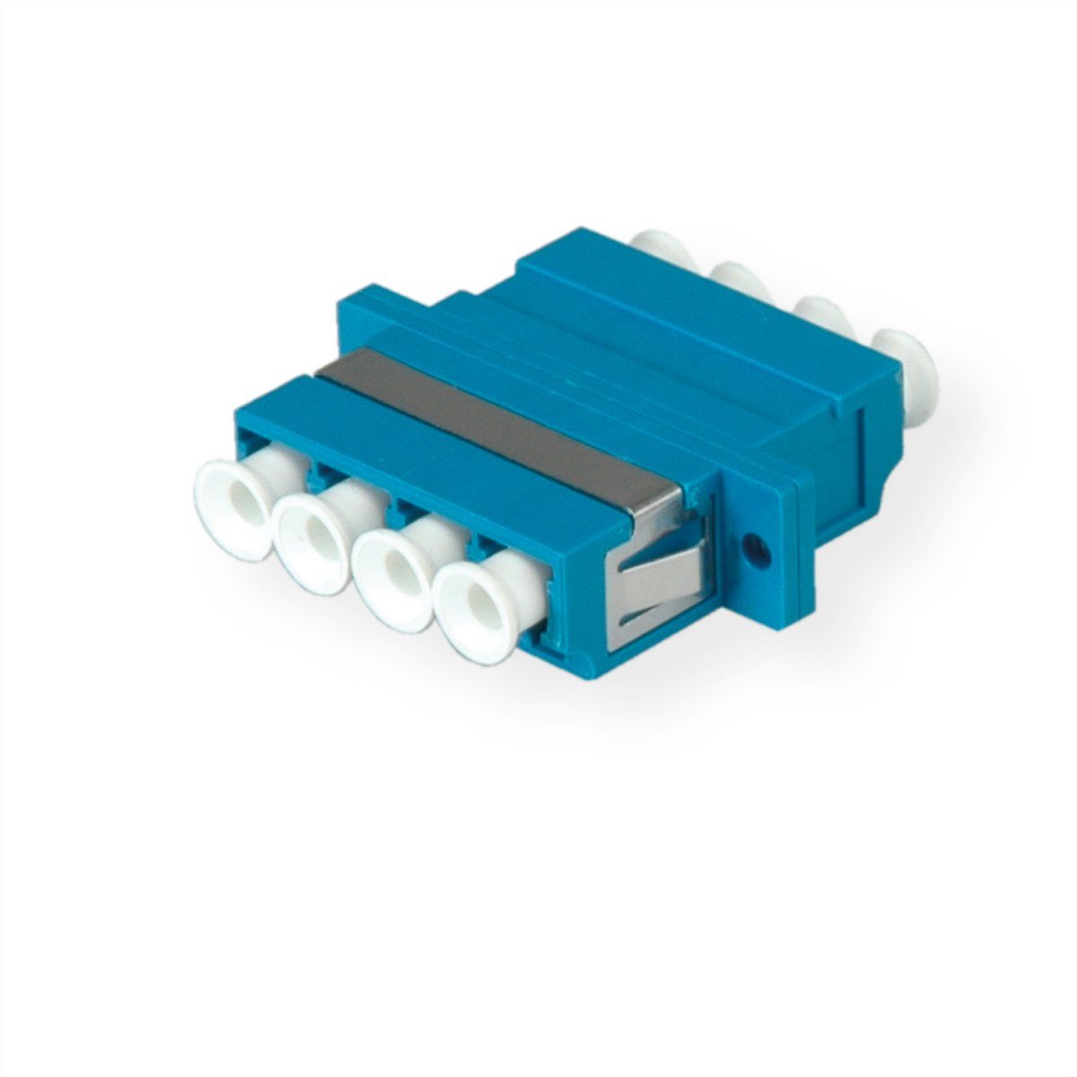 VALUE LWL-Kupplung LC vierfach, OS2 Glasfaserkabel, Z