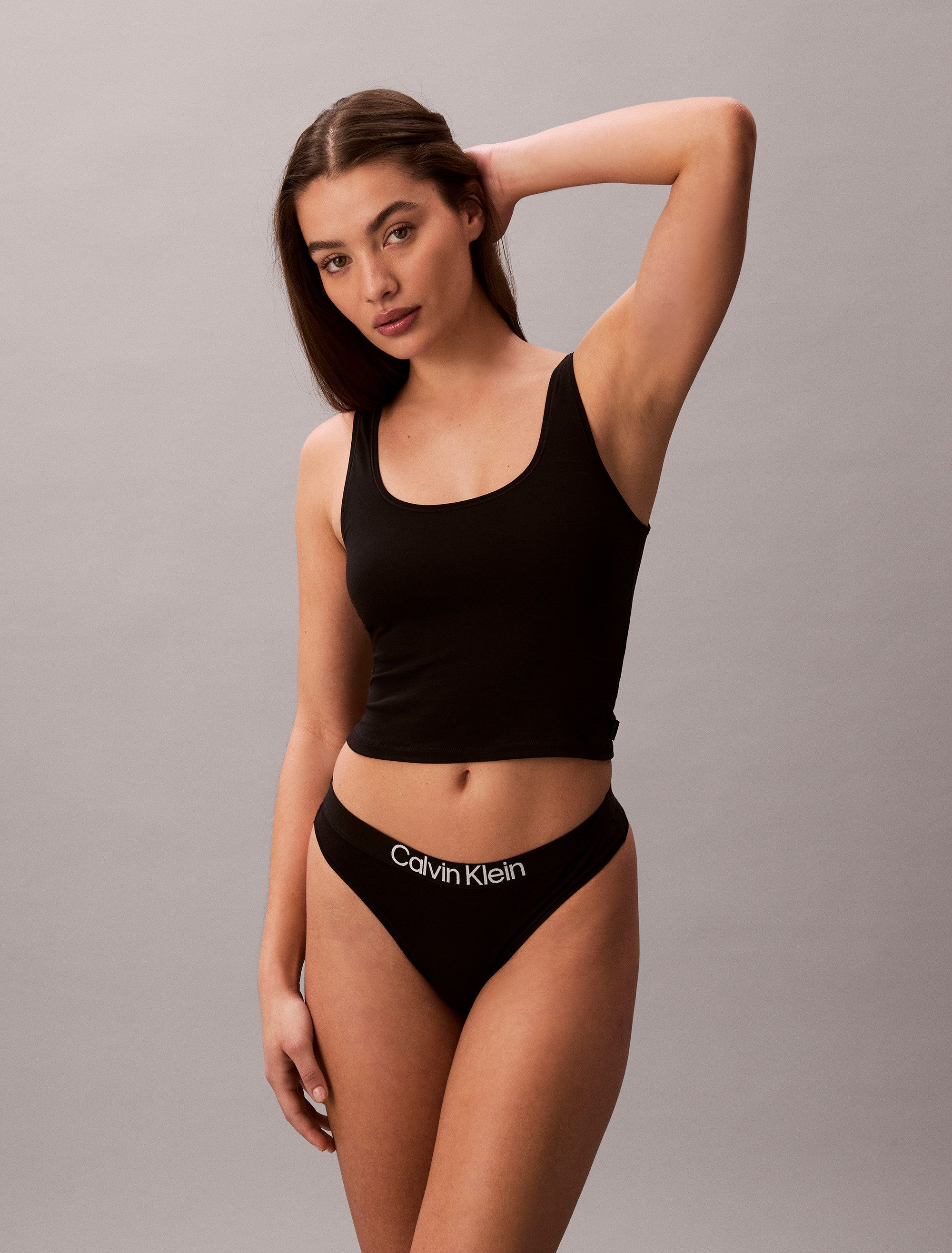 Calvin Klein Underwear Tanga THONG 3PK (Packung, 3er-Pack) Körpernahe Passform mit elastischem Bund
