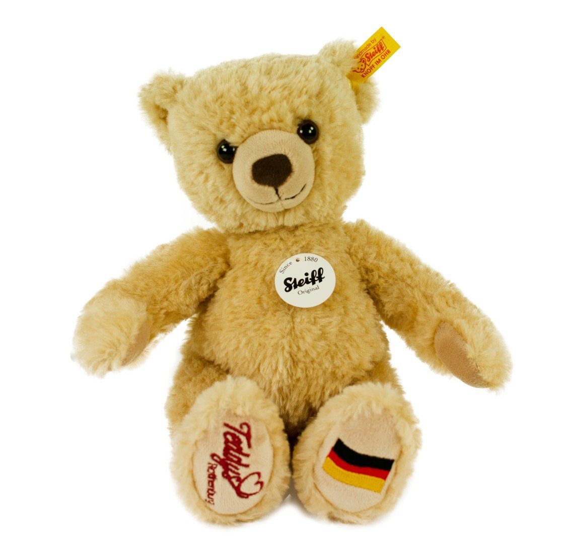 Steiff Kuscheltier Steiff Teddybär Kim Exklusiv beige 28 cm 674211 (Stoffteddy, Kuscheltier, Plüschteddybär, Teddy)