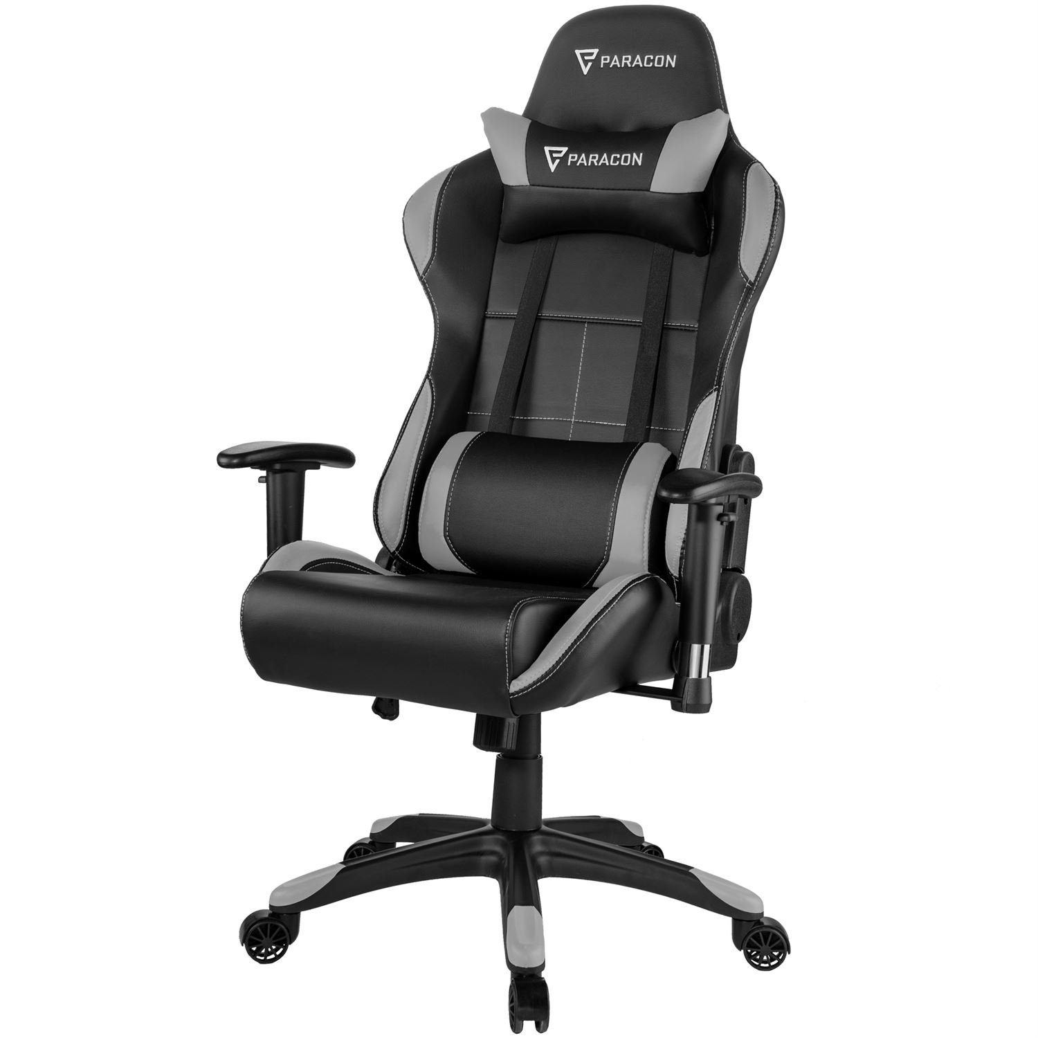 ebuy24 Grau Gaming Paracon Stuhl Nackenkissen Rogue inkl. Gaming-Stuhl und