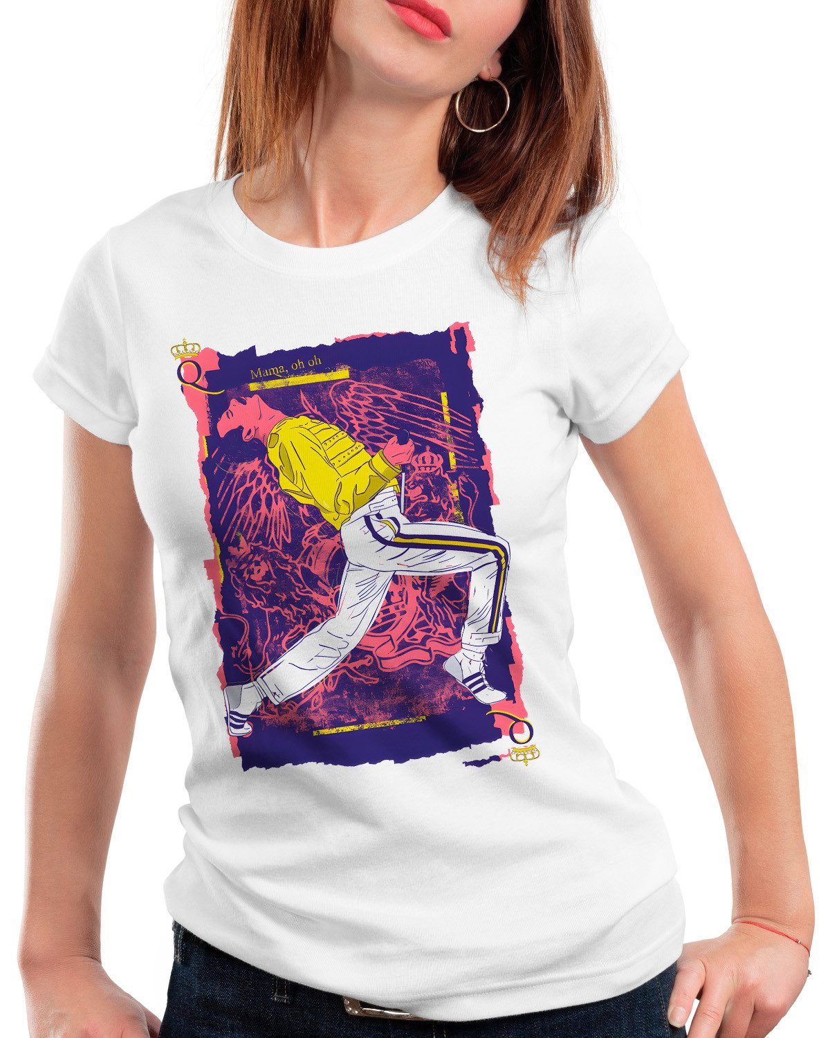 style3 T-Shirt Freddie Wild freddy mercury queen band rock metal freddie
