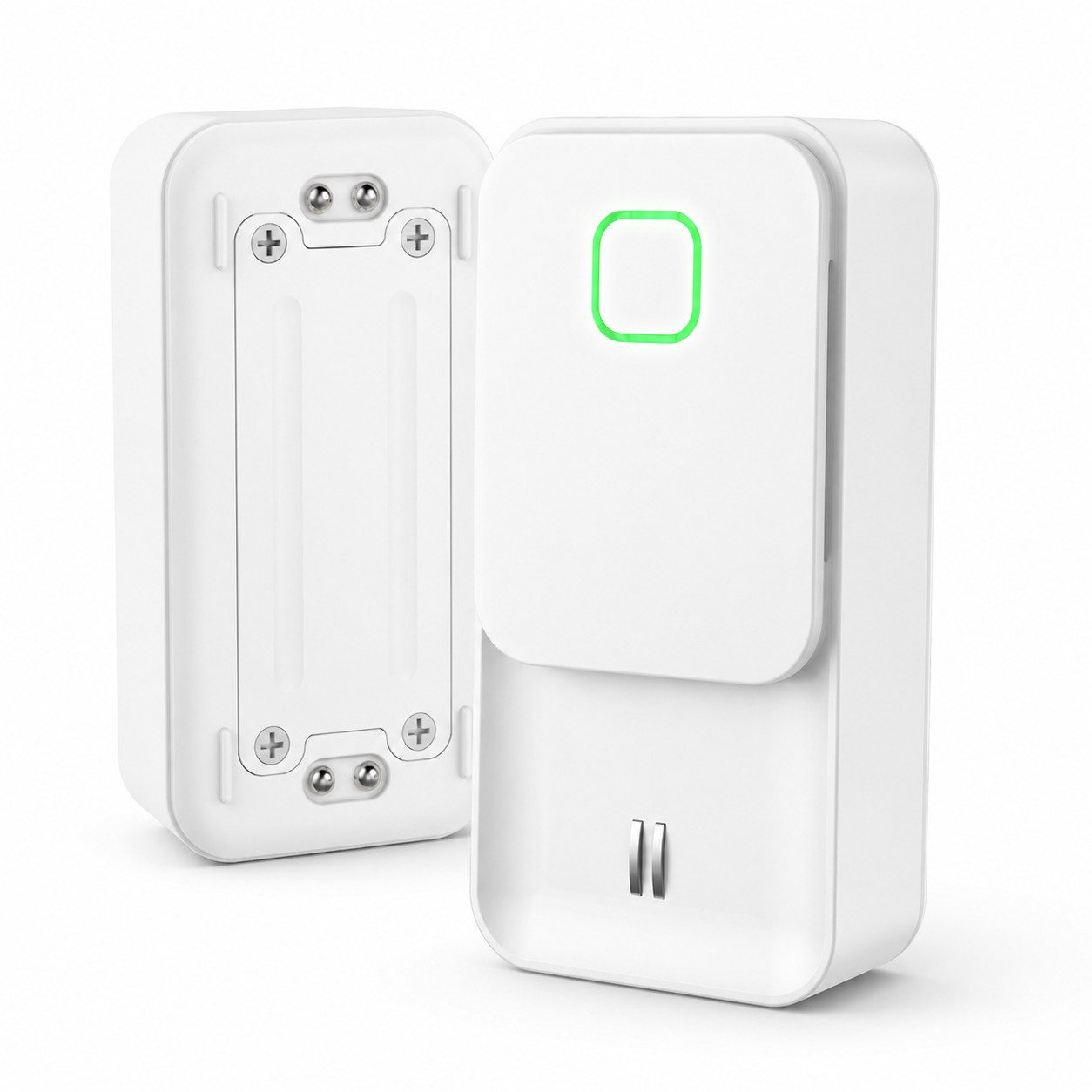 Luckice Wassersensor Smarter Wasserleck, Alarm Wasserschutz, Sensor Hochwasserschutz, (für Keller, Badezimmer, Waschküche, Küchen, Garagen, und Dachböden, Batterie 20 Monate Laufzeit, Fernalarm & Hausautomation)