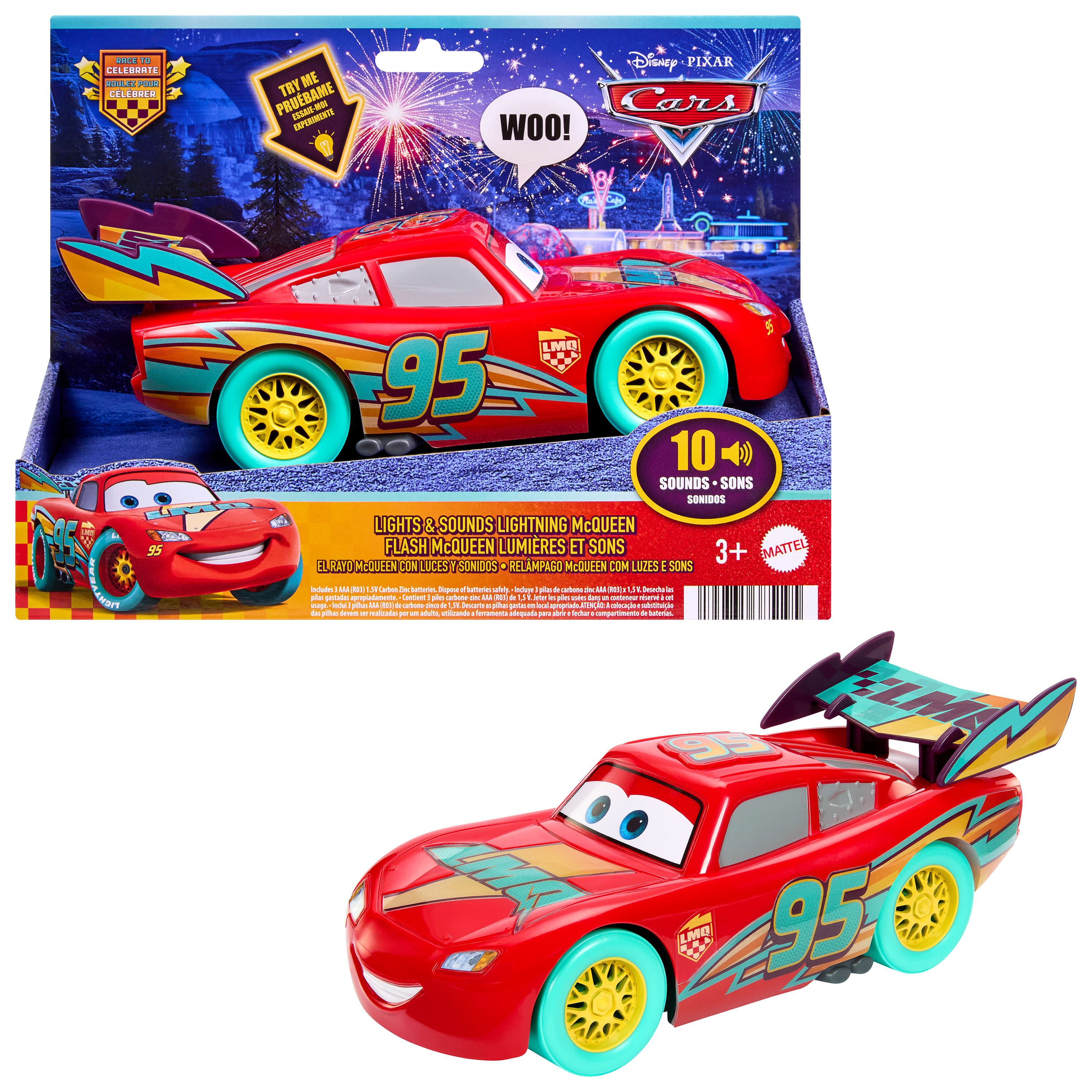 Mattel® Spielzeug-Auto Disney Pixar Cars Lightning McQueen, mit Licht und Geräuschen