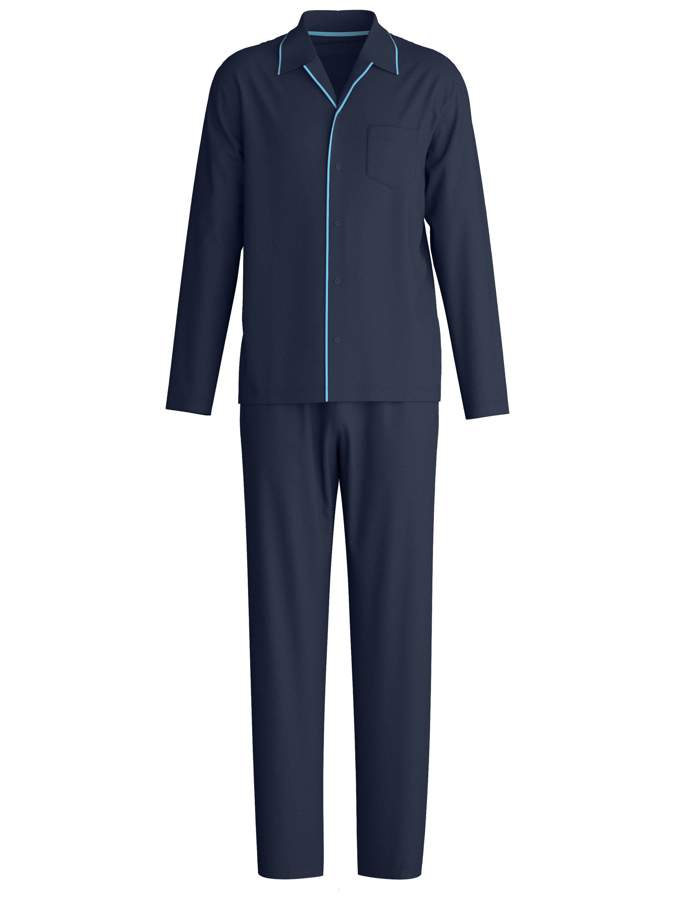 CALIDA Pyjama Relax Choice Herren (2 tlg) weich, glatt und komfortabel