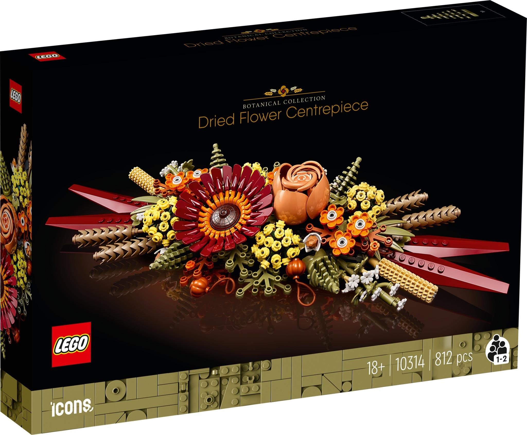 Set: LEGO® (10313); 2er Icons Wildblumenstrauß Bauset Konstruktions-Spielset