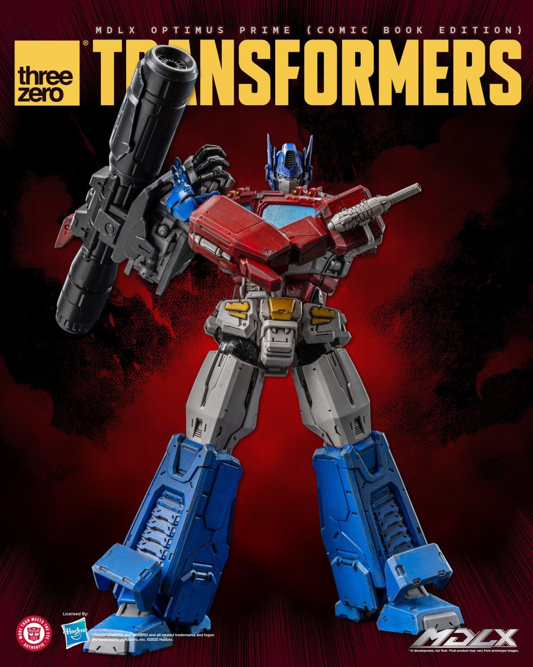 ThreeZero Actionfigur Transformers MDLX Actionfigur Optimus Prime (Comic Book Edition) 18 cm