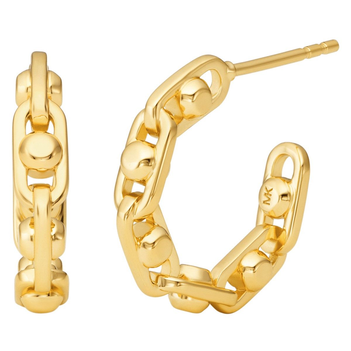 Paar Creolen MKC171100710 Creolen Damen Astor Kettendesign Goldton