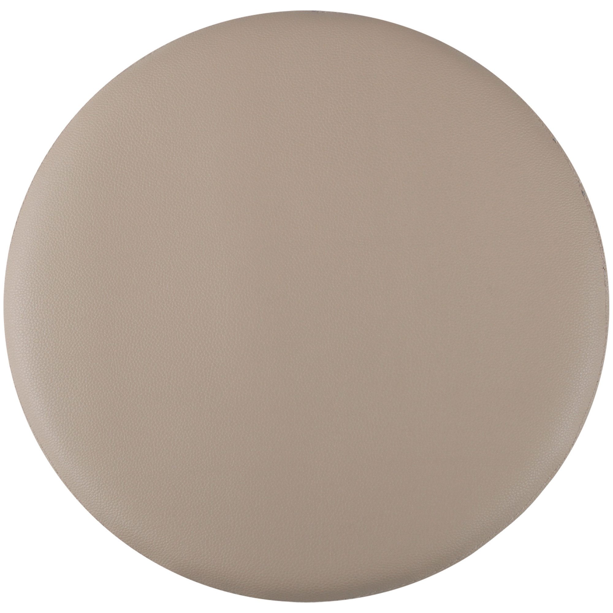 Bestlivings Stuhlkissen Lederimitat mit Antirutsch, ⌀ 38cm, rund, rutschfest, pflegeleicht, hygienisch, bequem