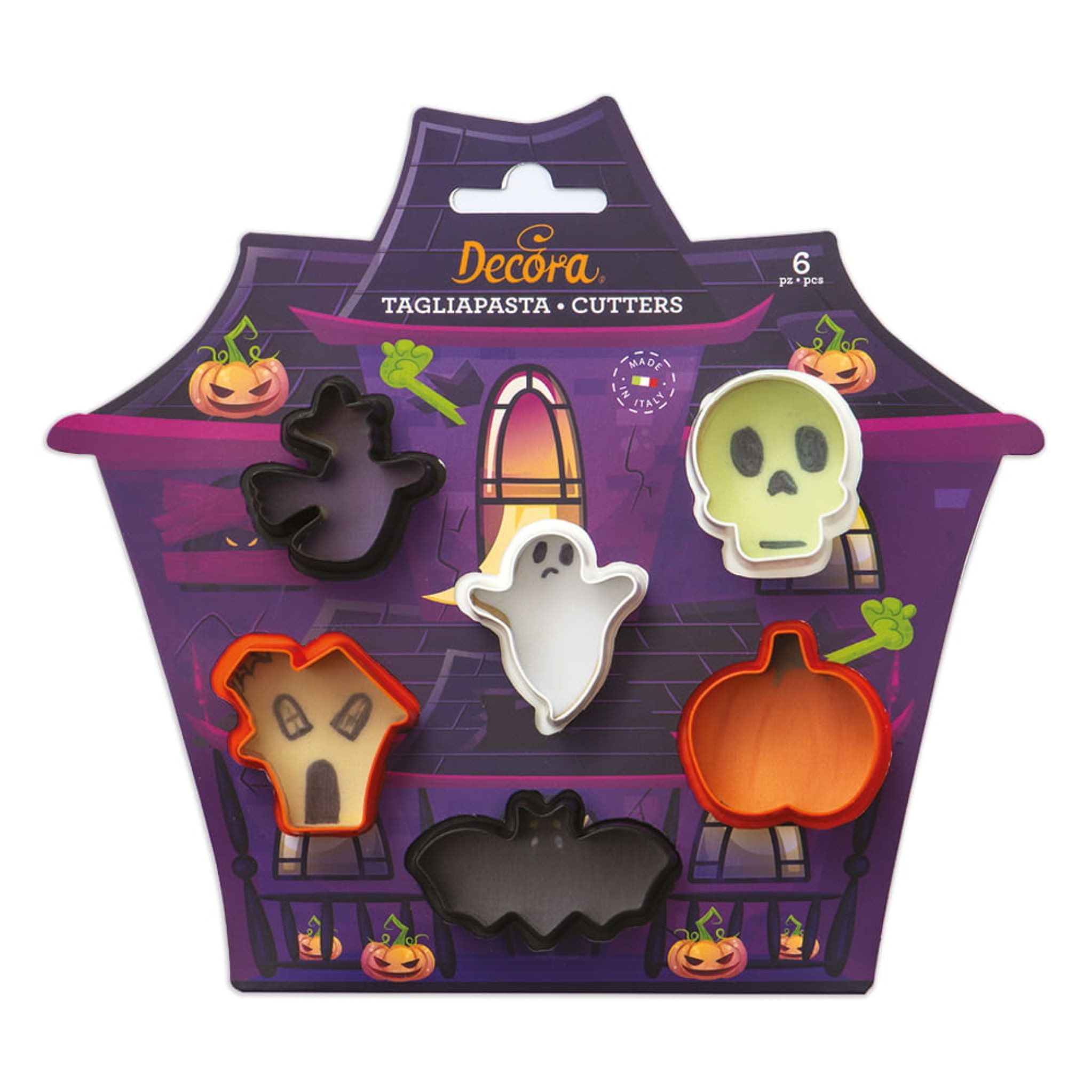 Decora Kugelausstecher 6-teiliges Halloween-Keks-Ausstecher-Set, ideal für Kinder