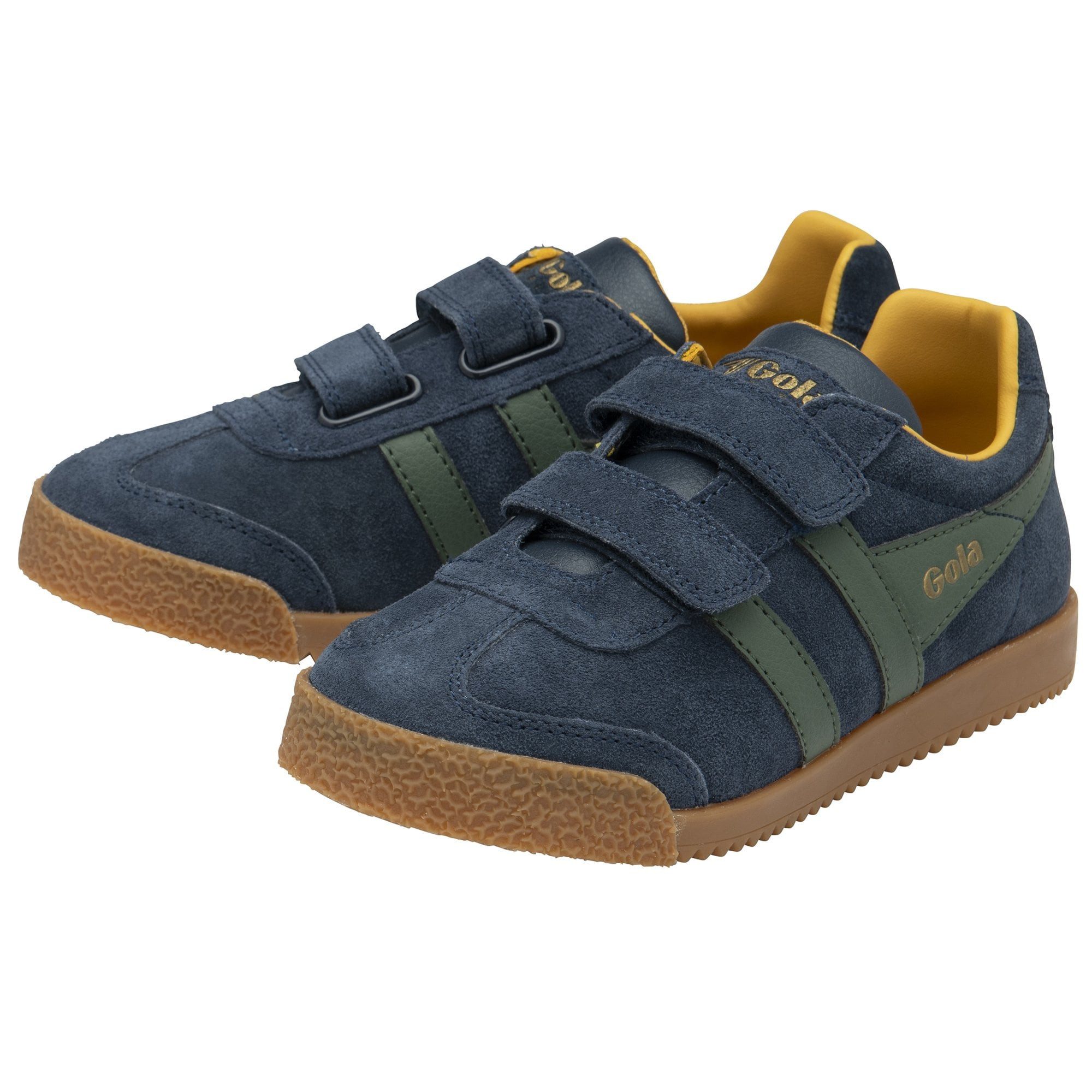 Harrier 2025 (Wildleder,Klettverschluss) navyblau/grau/sonnengelb Sneaker