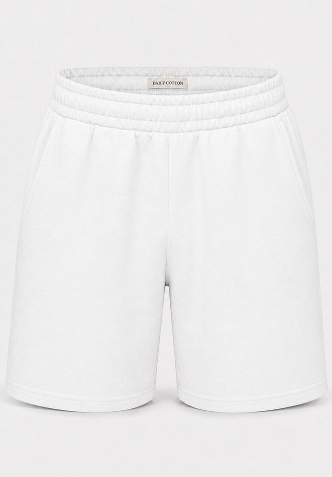 DAILY COTTON Sweatshorts Kurze Hose im lockeren Relaxed-Fit Sportshorts als Sommershorts aus 100% Bauwmolle