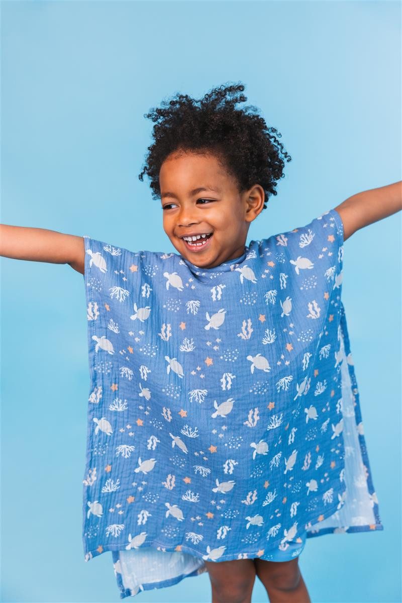 Swim Essentials Strandtücher Strandponcho Badeumhang für Kinder Poncho, Beach Towel Badehandtuch Handtuch
