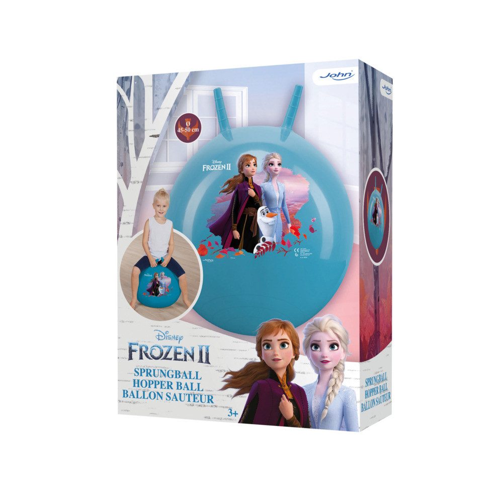 John GmbH Hüpfball John Sprungball Disney Eiskönigin mit 2 Griffen Ø45-50cm