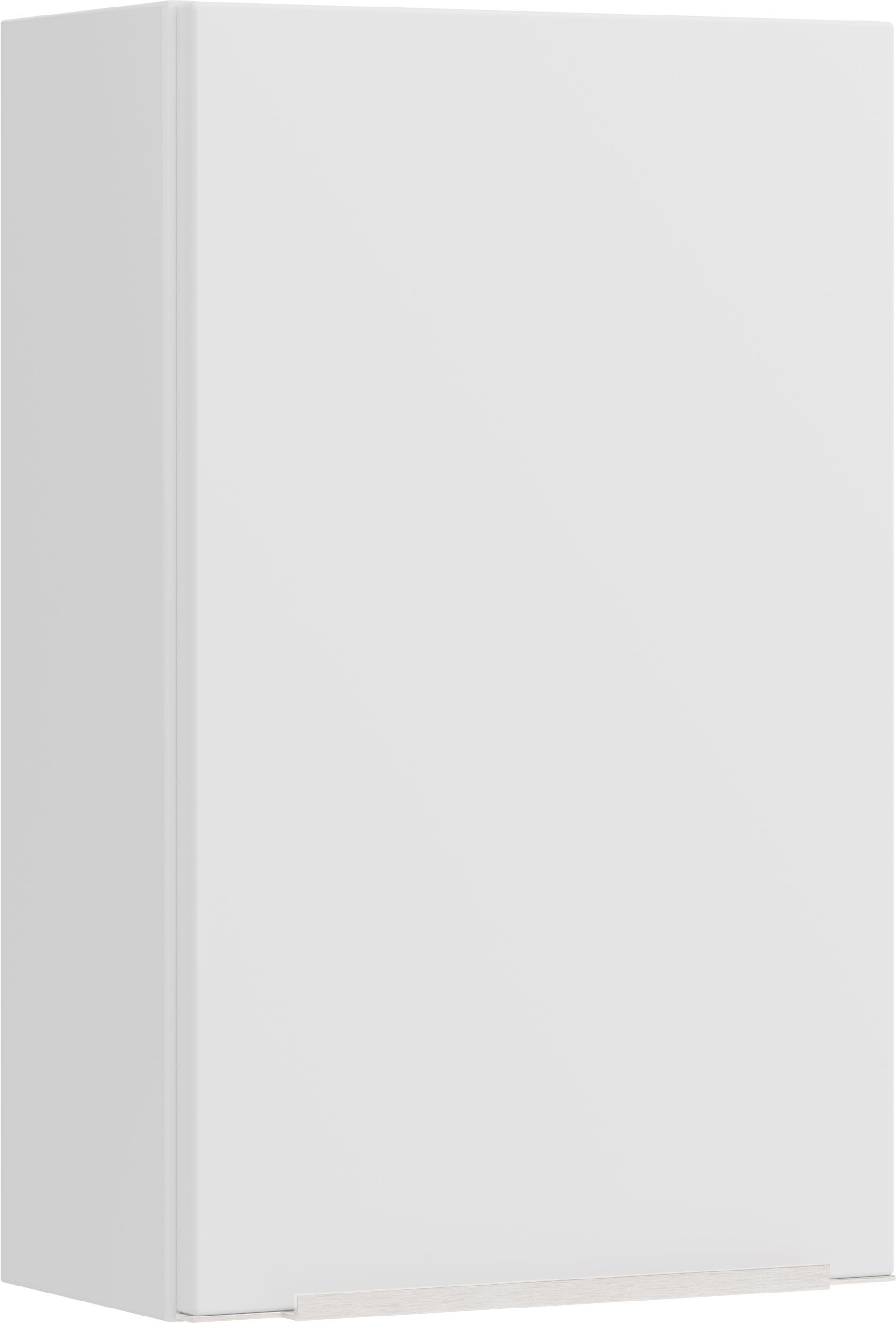 welltime Hängeschrank TRIENT, Hängeschrank 40 cm, gedämpfte Scharniere (Maße (B/H/T): ca. 40/64/20 cm) matt weiß, gedämpfte Tür, verstellbare Einlegeböden