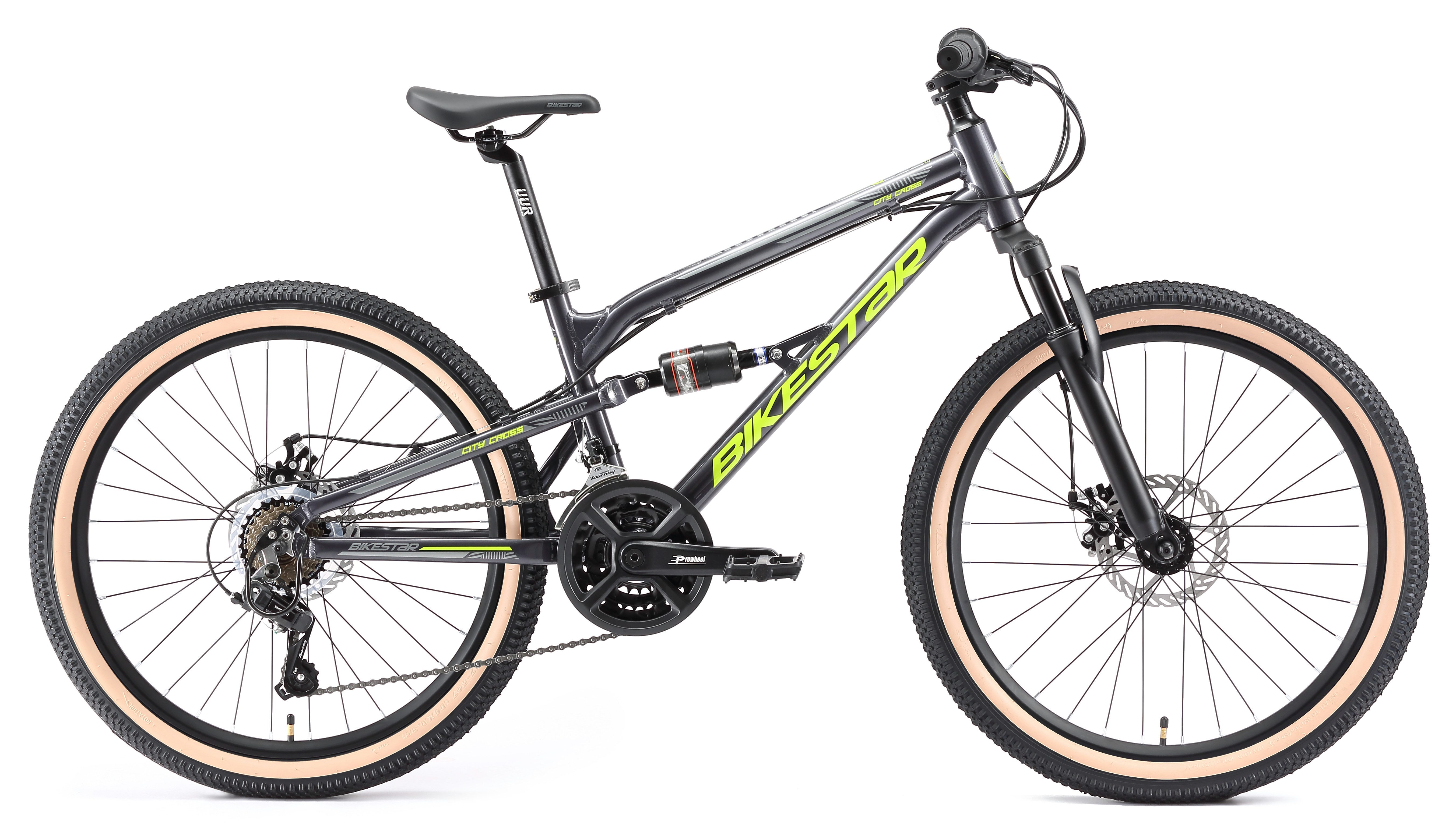 Bikestar Jugendfahrrad, 21 Gang Shimano RD-TY21 Schaltwerk, Kettenschaltung