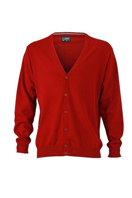 James & Nicholson Cardigan JN 661 Herren V-Neck Cardigan Leichte Strickqual günstig online kaufen