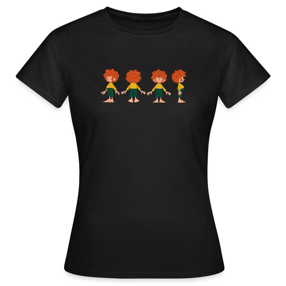 Spreadshirt T-Shirt Pumuckl Aus Verschiedenen Blickwinkeln Frauen T-Shirt ( günstig online kaufen