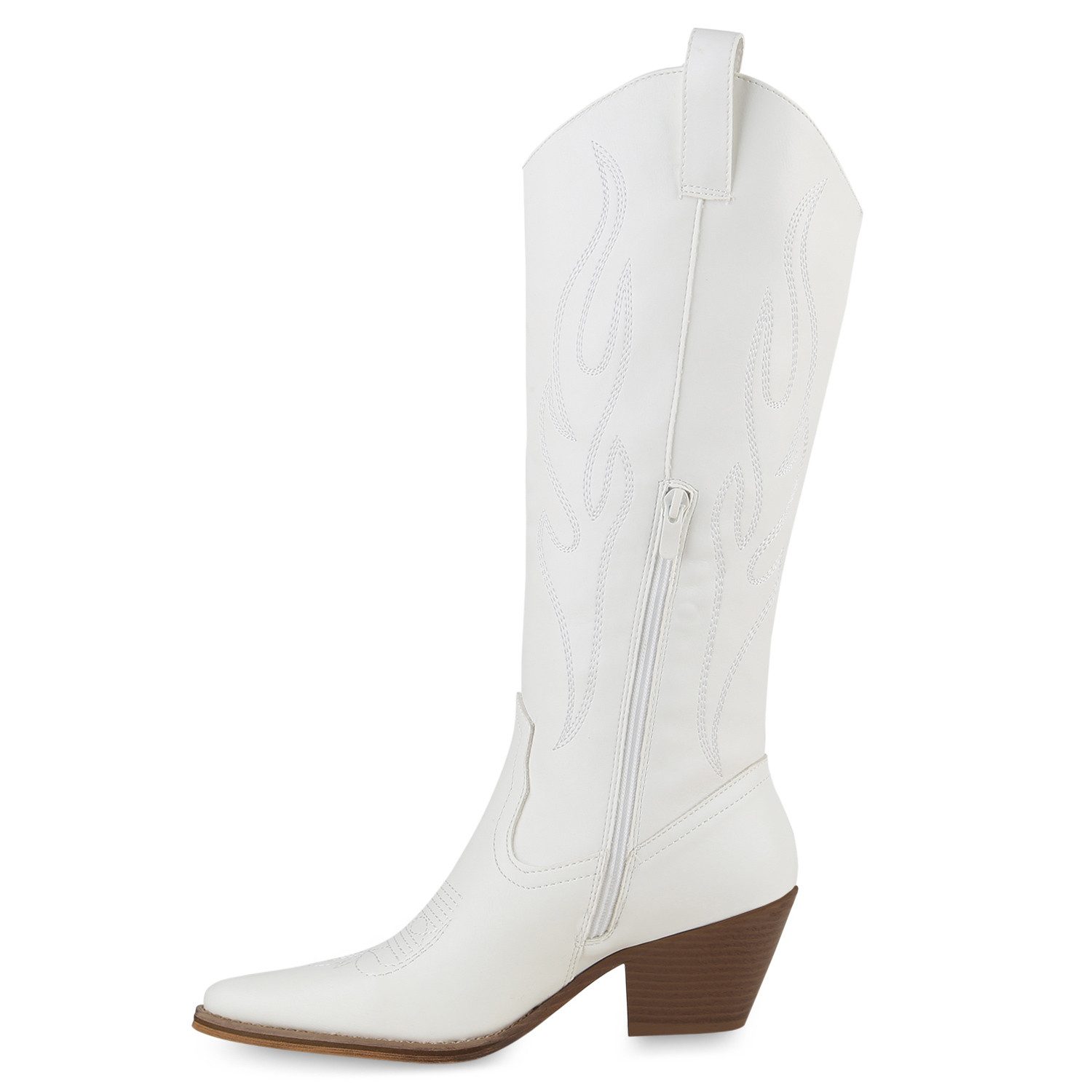 VAN HILL 839870 Cowboystiefel Damen Leicht Gefütterte Cowboystiefel Stiefel günstig online kaufen