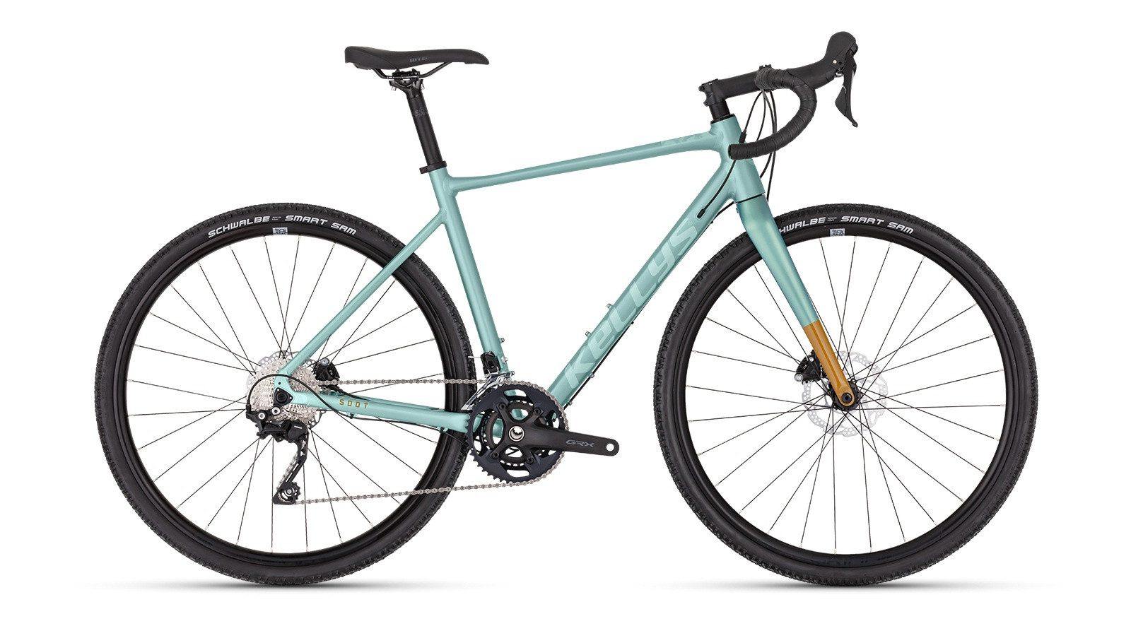 Kellys Gravelbike Gravelbike Soot X50 Mineral teal 28" Diamant, 20 Gang Shimano SHIMANO GRX RX400 (direct mount) Schaltwerk