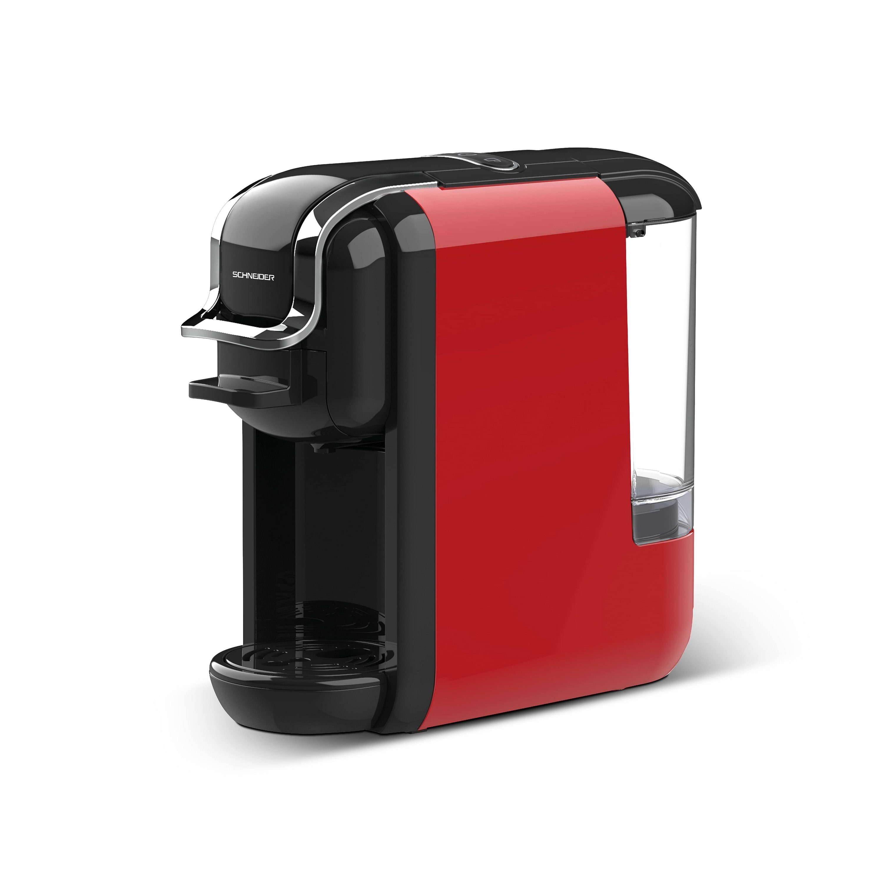 SCHNEIDER Kaffeepadmaschine 19 Bar Druck, Espresso, für Nespresso Dolce-Gusto Pads & gemahlenen Kaffee