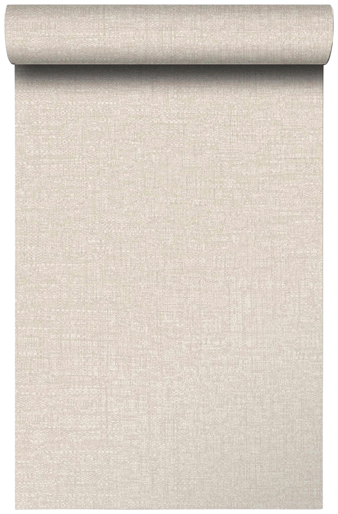 Bodenmeister Vliestapete uni creme beige