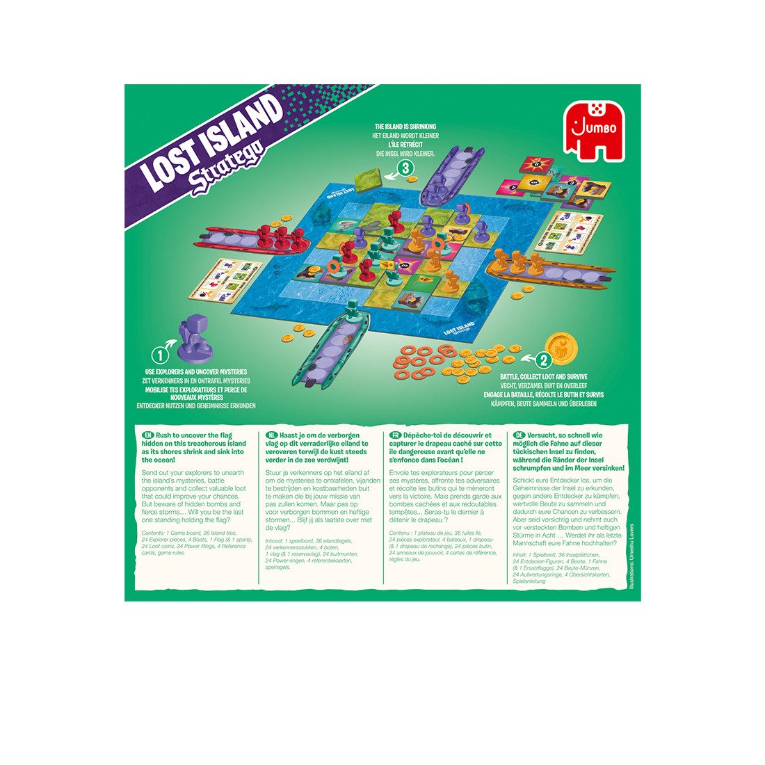 Jumbo Spiele Spiel Jumbo Spiele, Stratego Lost Island, Strategiespiel, Strategiespiel, Made in Europe
