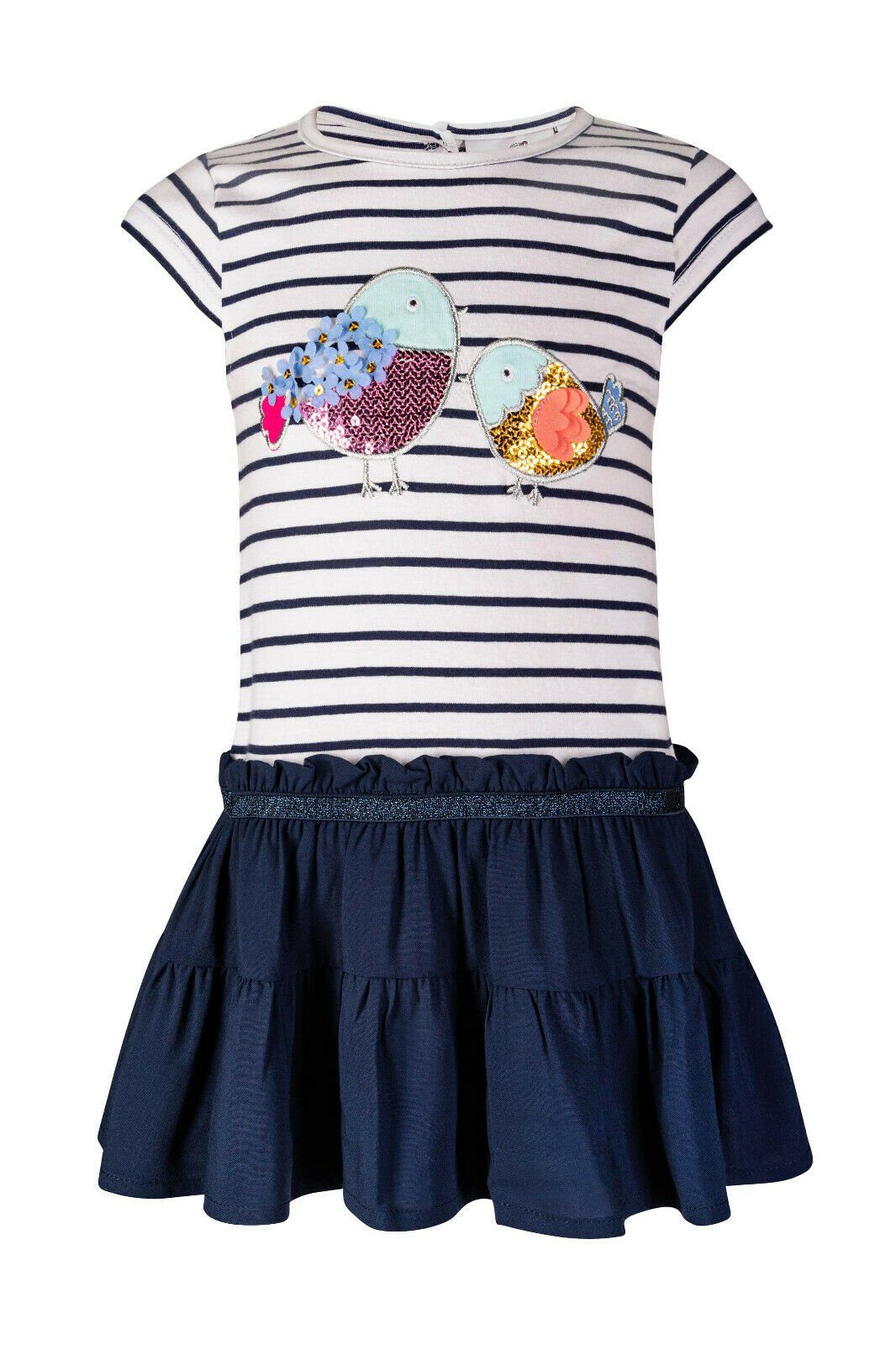 happy girls Jerseykleid (1-tlg) Drapiert/gerafft, Rüschen, Pailletten, Happy  Girls® Mädchen Shirt-Kleid Pailetten