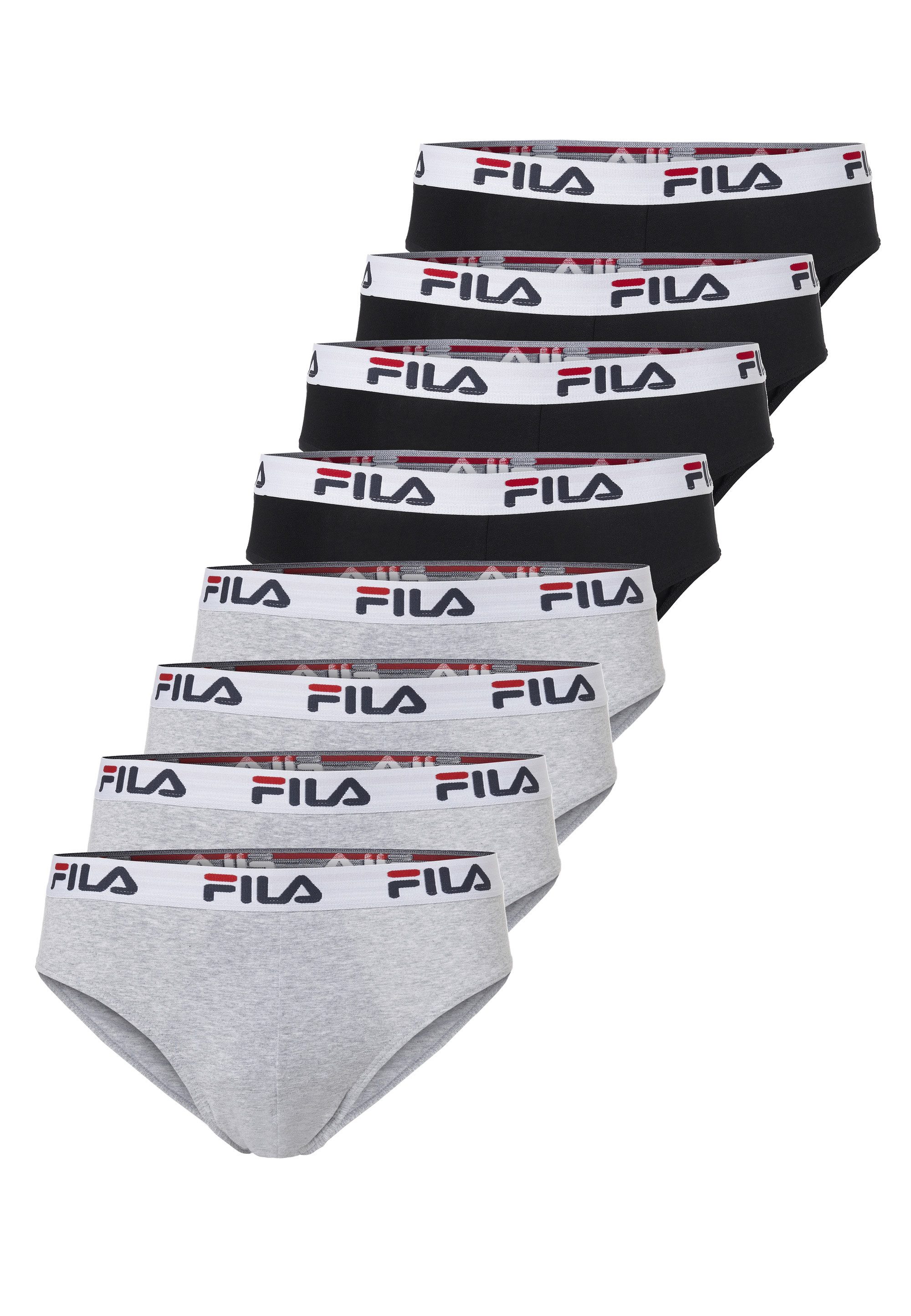 Fila Boxershorts 8er-Pack (8-St) mit elastischem Logobund