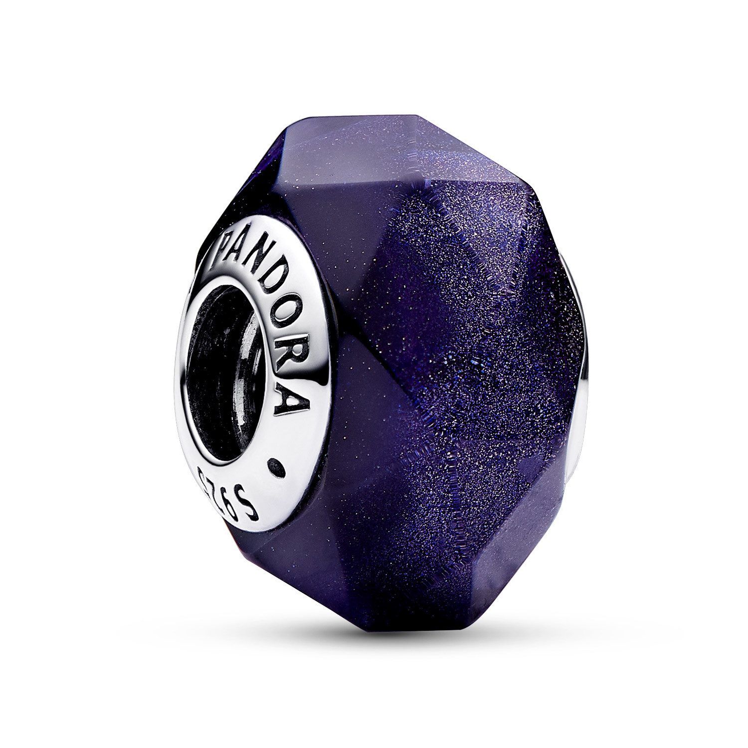 Pandora Charm-Armband Starter-Set Facettiertes Blaues Muranoglas günstig online kaufen