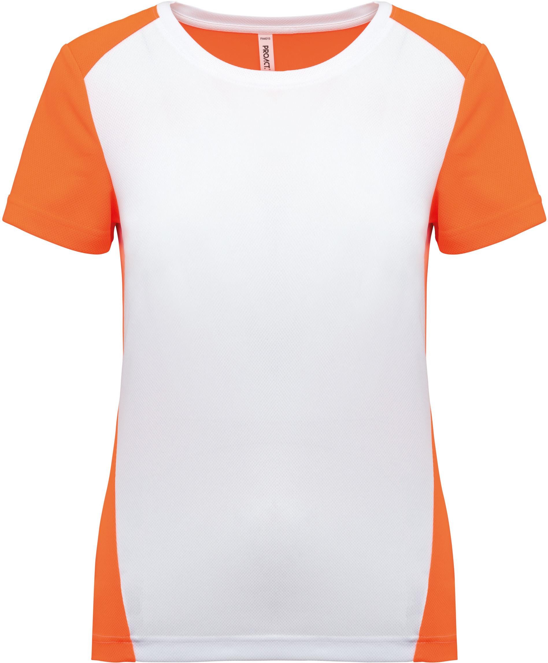 Trainingsshirt Zweifarbiges umweltfreundliches Damen-Sport-T-Shirt