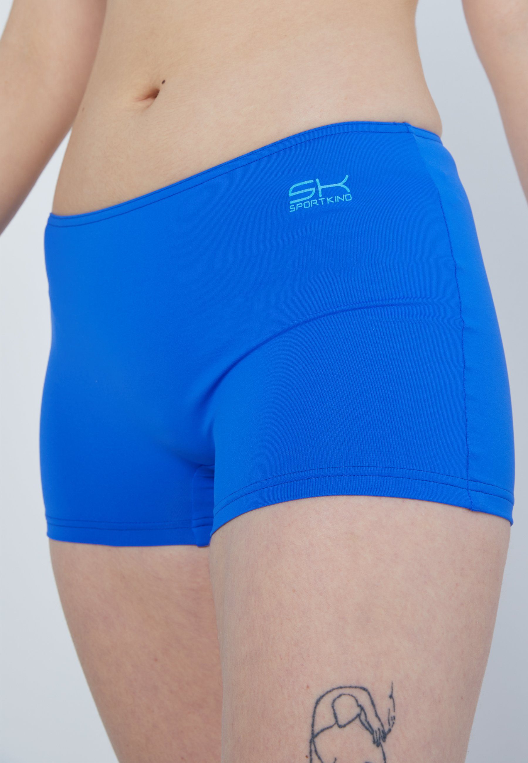 SPORTKIND Funktionsshorts Kurze Tennishose Ballhose Mädchen & Damen  kobaltblau