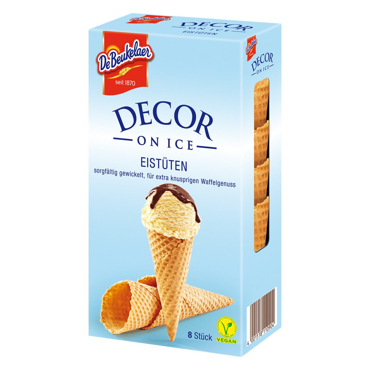 De Beukelaer Kekse, DeBeukelaer Decor on DeBeukelaer Decor on Ice Eistüten 8er 112g