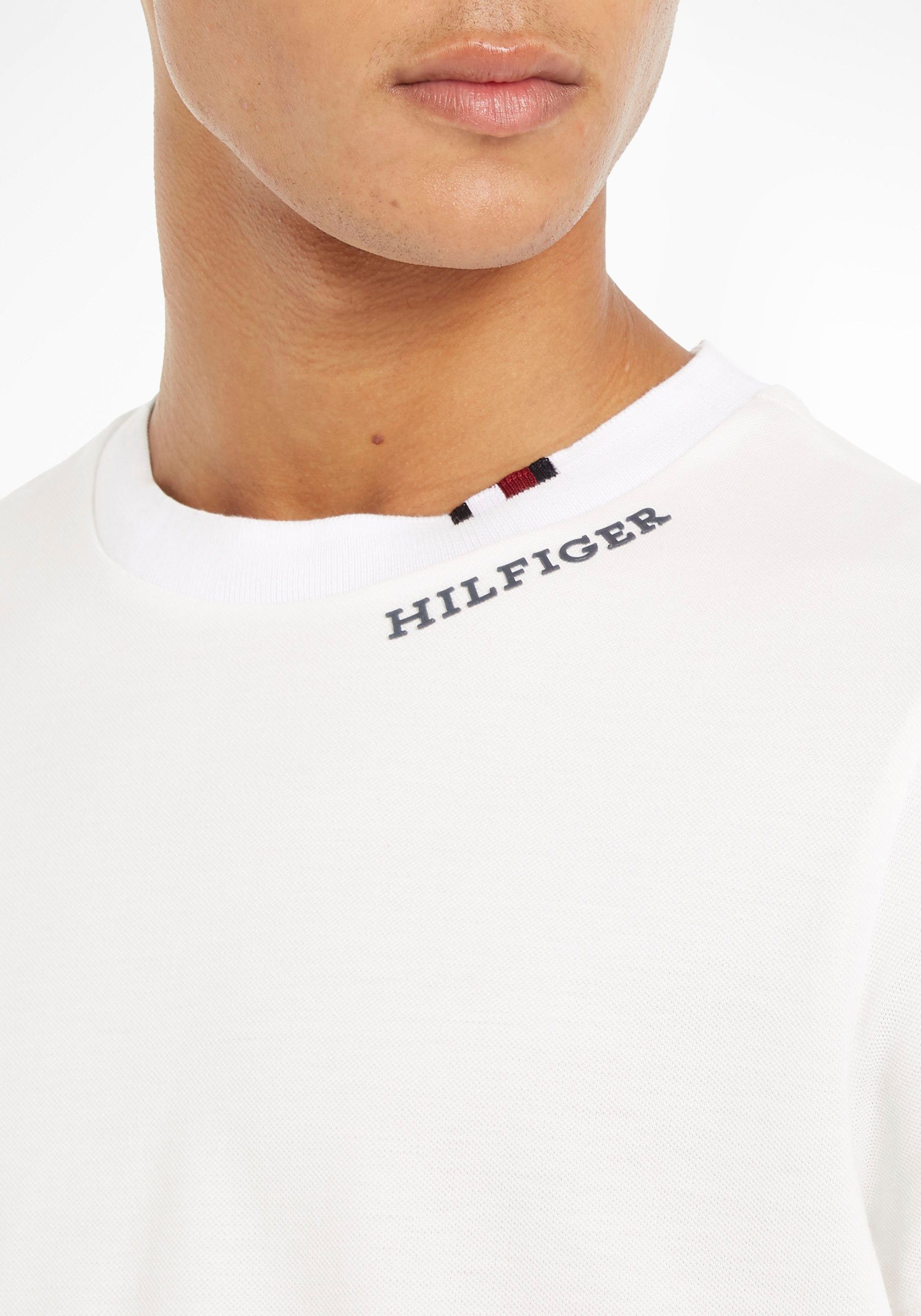 Tommy Hilfiger T-Shirt RWB NECKLINE PIQUE White TEE