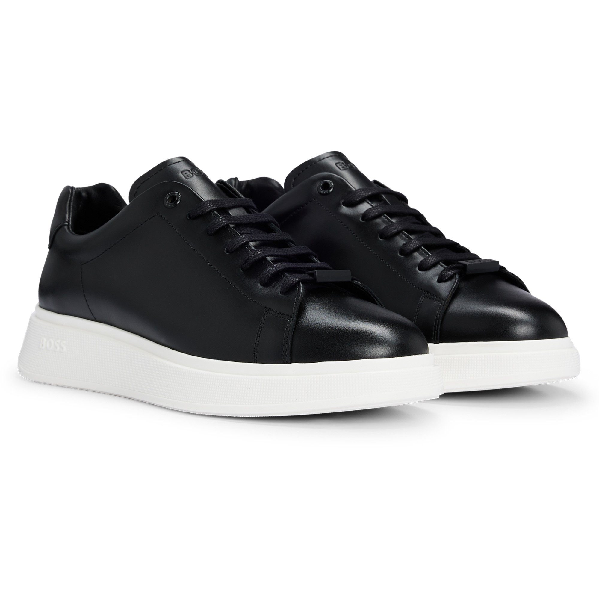 BOSS Herren Sneaker Leder Bulton_Runn_lt_N Sneaker günstig online kaufen