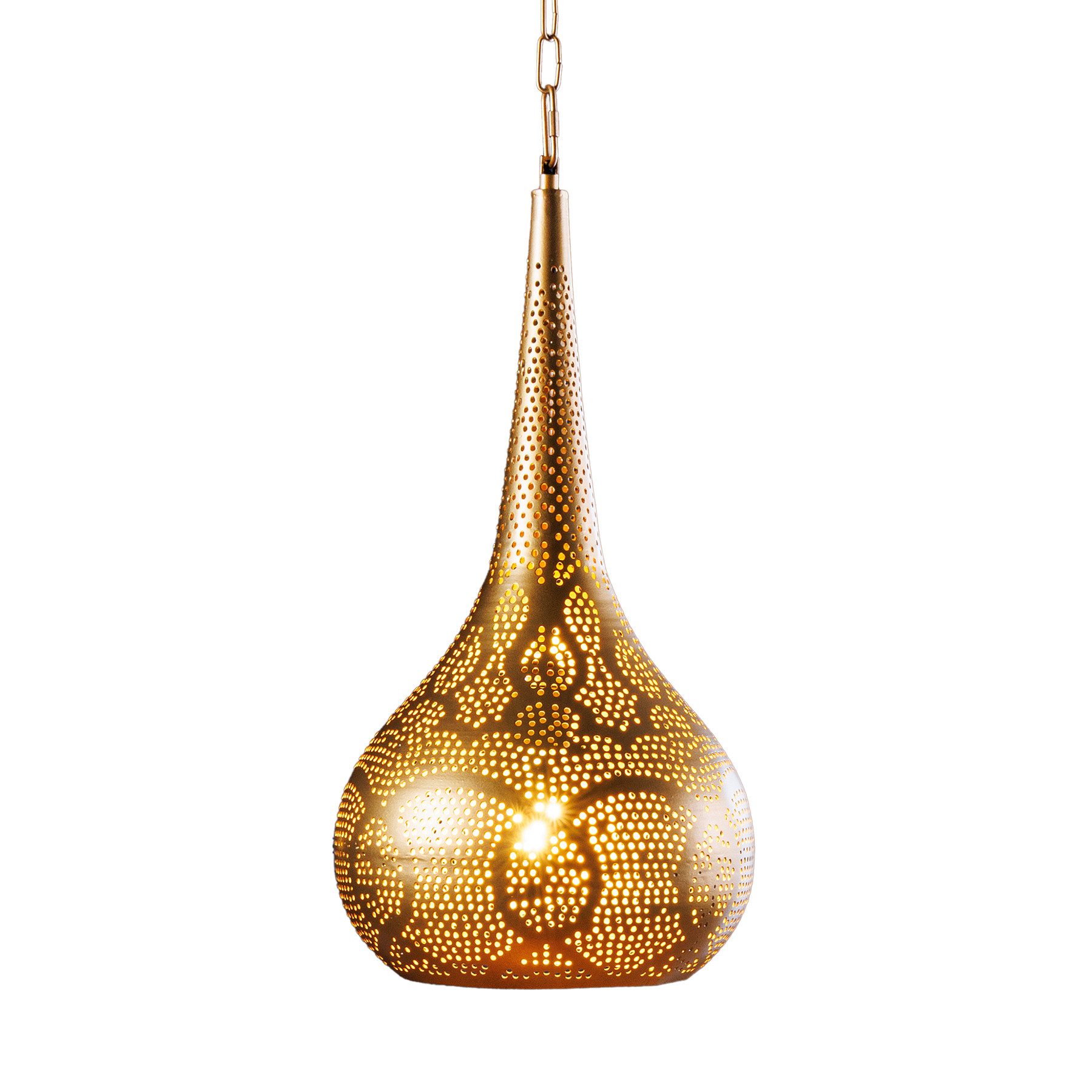 riess-ambiente Hängeleuchte ORIENT LIVING 50cm gold · Hängeleuchte aus Eise günstig online kaufen