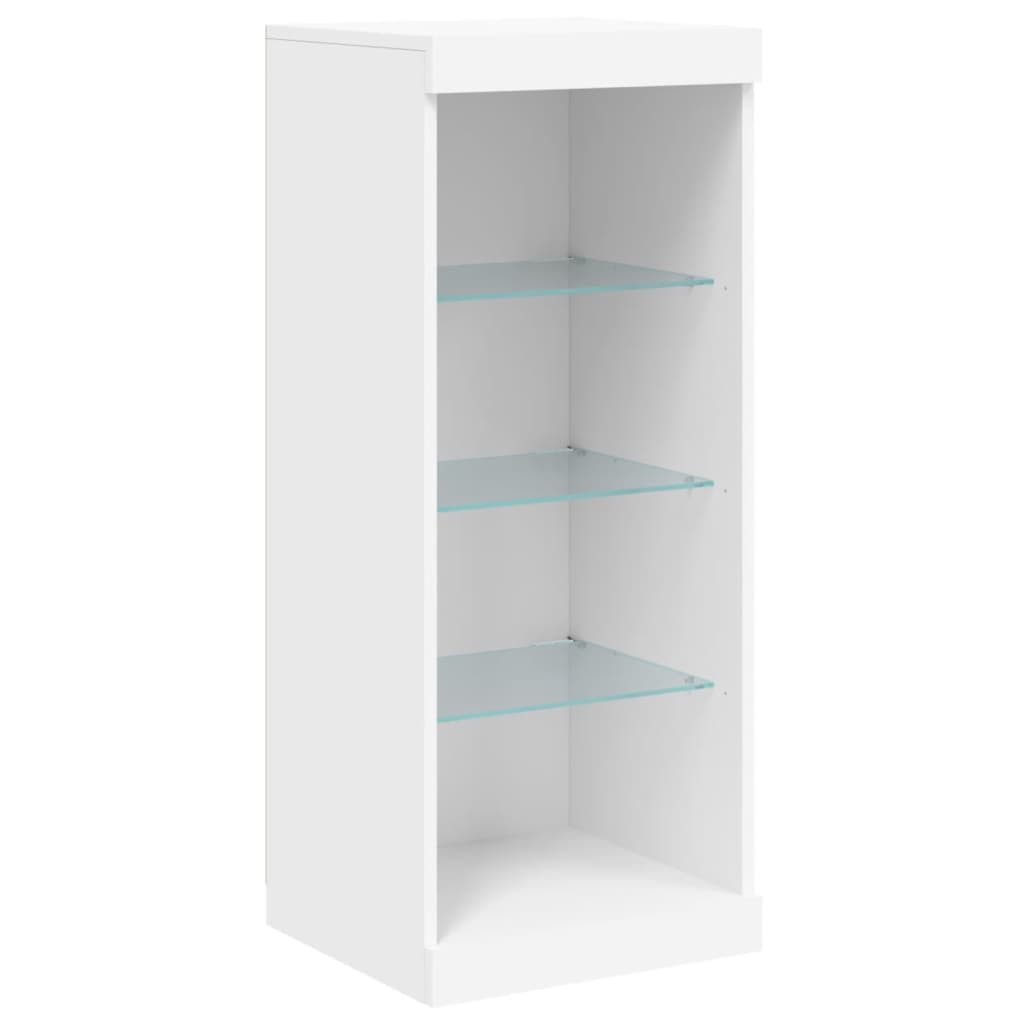 vidaXL Sideboard Sideboard mit LED-Beleuchtung Weiß günstig online kaufen