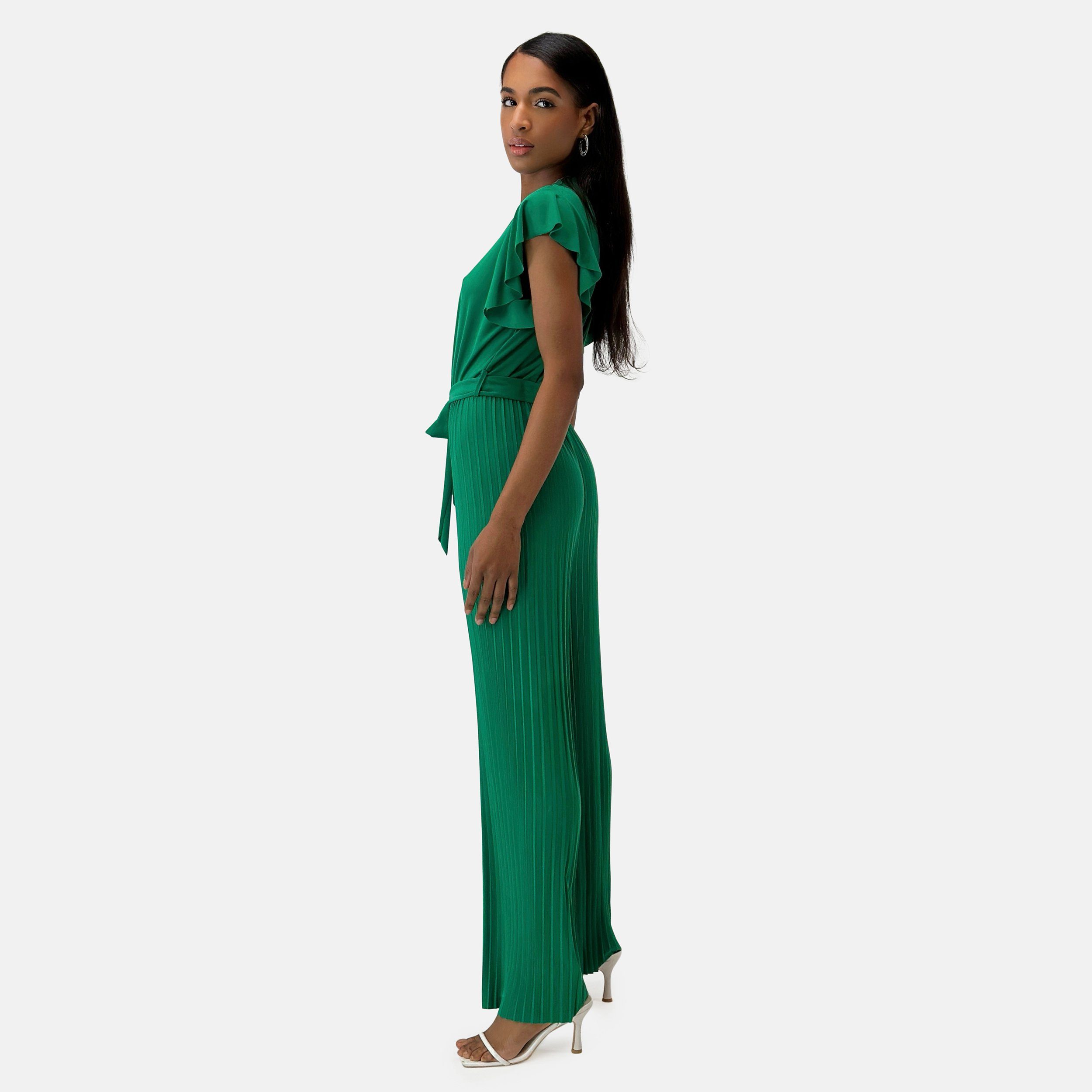 Elara Jumpsuit Elara Damen Jumpsuit V-Schnitt günstig online kaufen