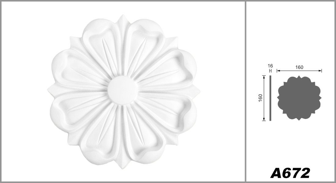Grand Decor Wanddekoobjekt A672 (Ornament aus günstig online kaufen