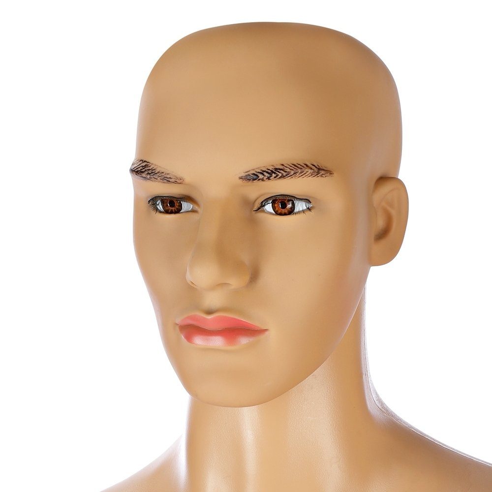 Feel2Home Anziehpuppe Schaufensterpuppe Schaufensterfigur 185cm Männlich Mannequin Manichino (Einzelstück, 1-tlg), Beweglich