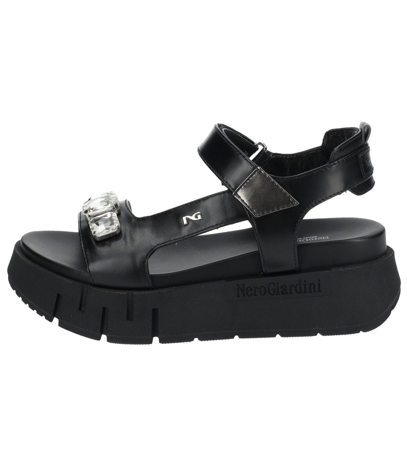 Nero Giardini Sandalen Leder/Textil Riemchensandalette günstig online kaufen