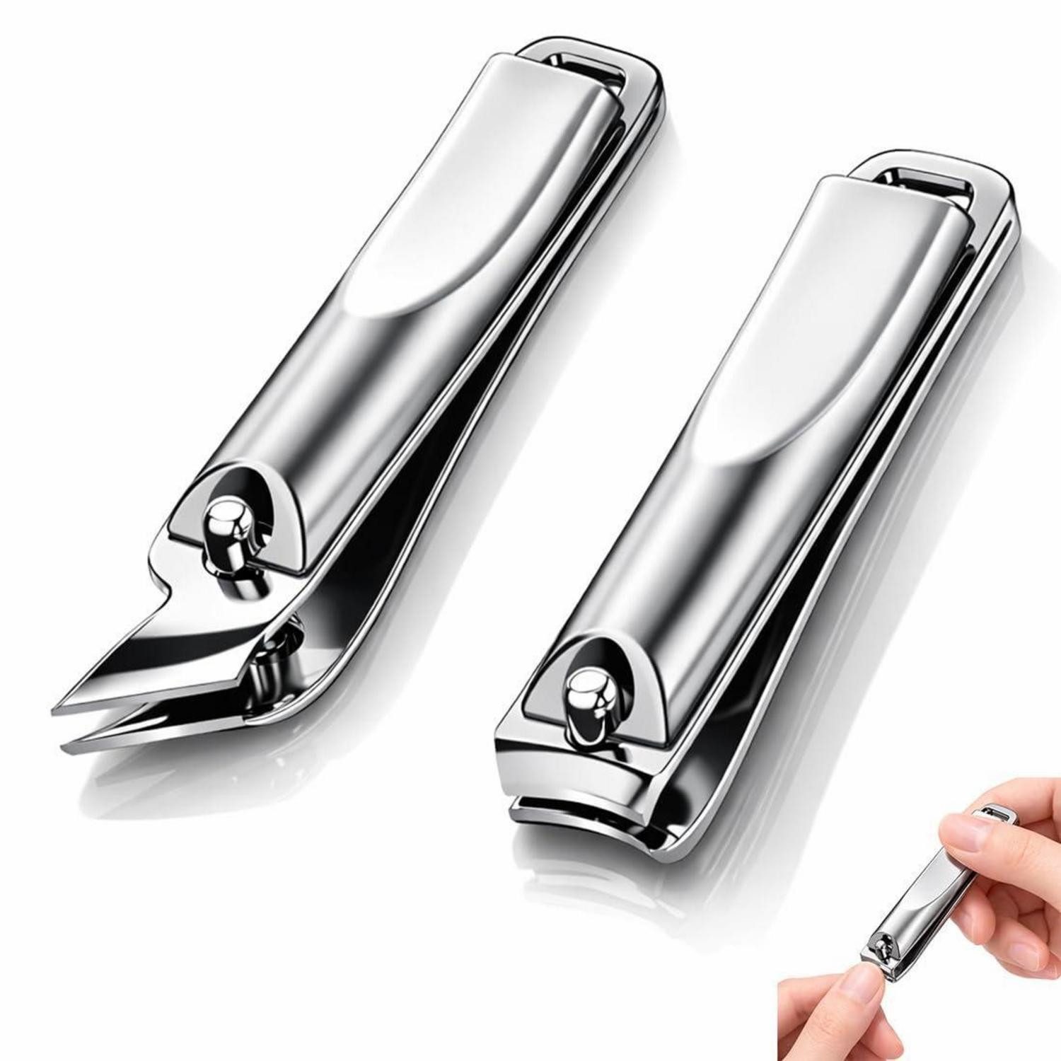 LuxusKollektion Nagelknipser-Set Nagelknipser 2er Set Präzisions-eingewachsene Nägel