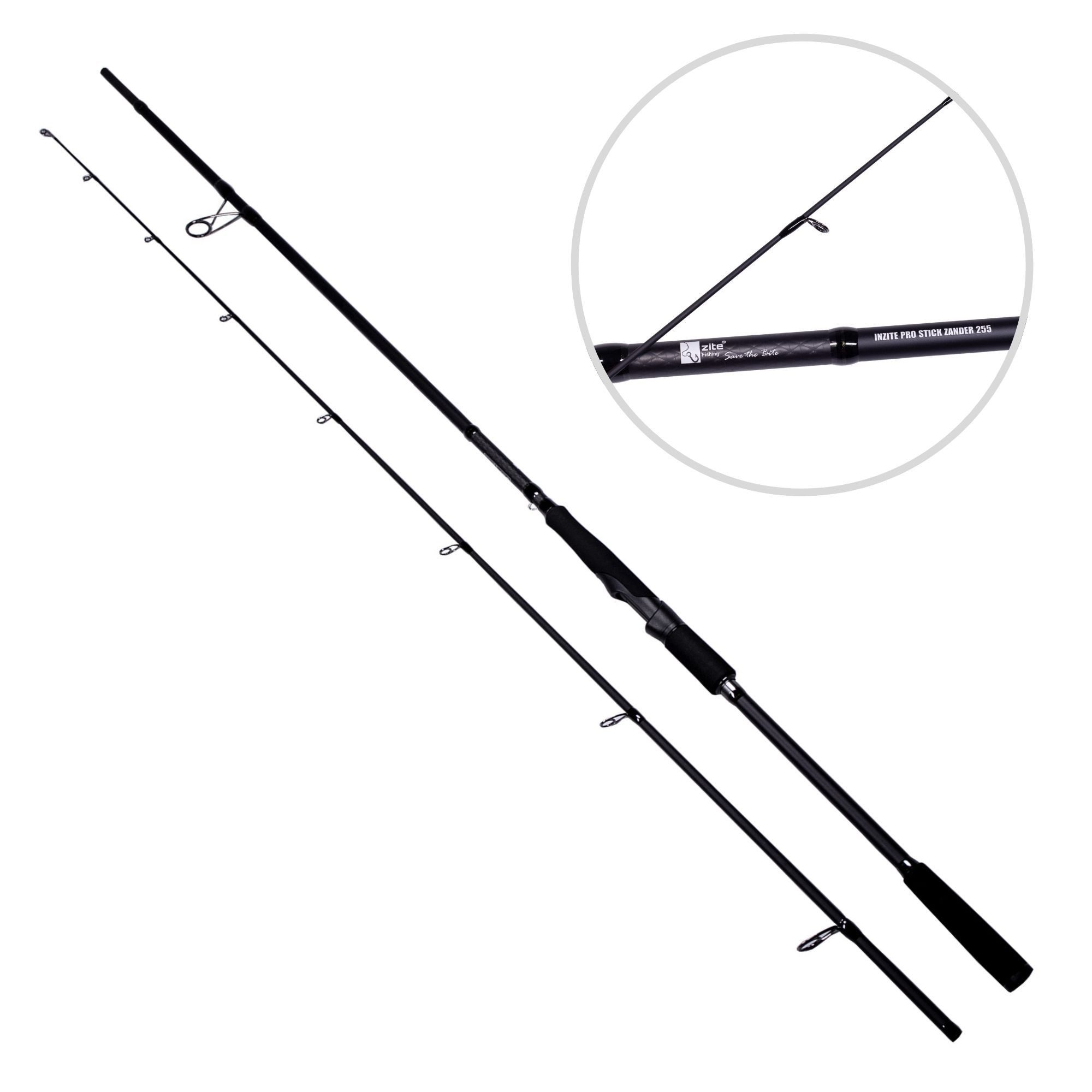 Zite Spinnrute Inzite Pro Stick Perch, Zander & Hecht 30T Carbon Seaguide