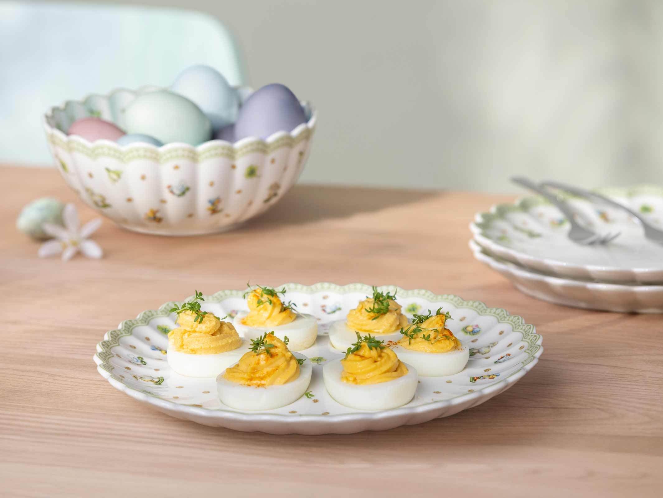 Villeroy & Boch Eierbecher Easter Delight Eierteller ø 24,2 cm, (1-tlg., 1 Eierbecher)