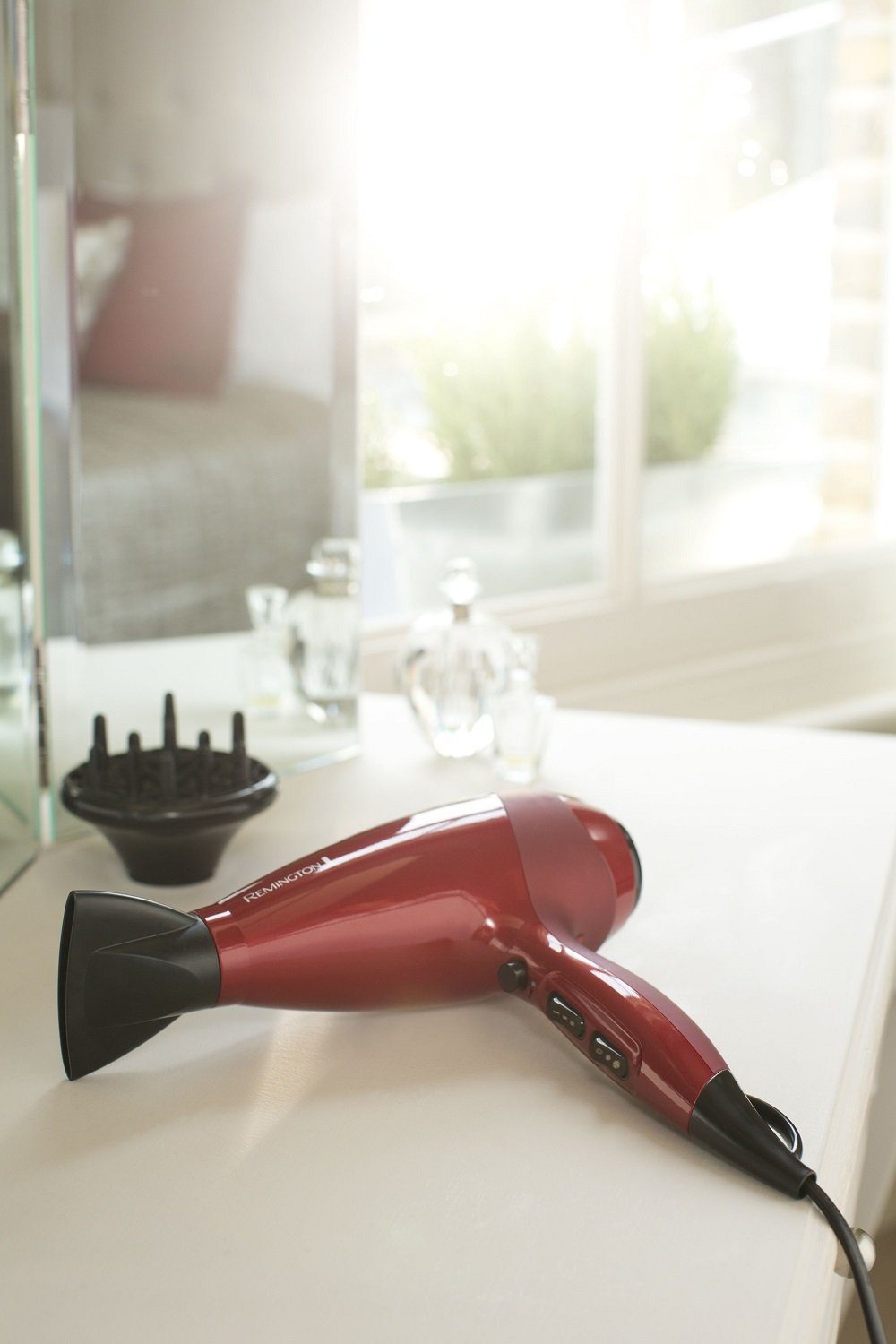 Remington Haartrockner Silk AC9096 Profi Ionen 2400W AC-Motor Keramik 140 km/h, 2400 W