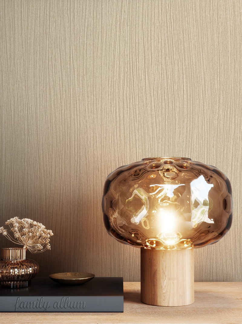 Newroom Vliestapete, Gold Tapete Uni Glänzend - Unitapete Glamour Modern Einfarbig Struktur für Wohnzimmer Schlafzimmer Küche
