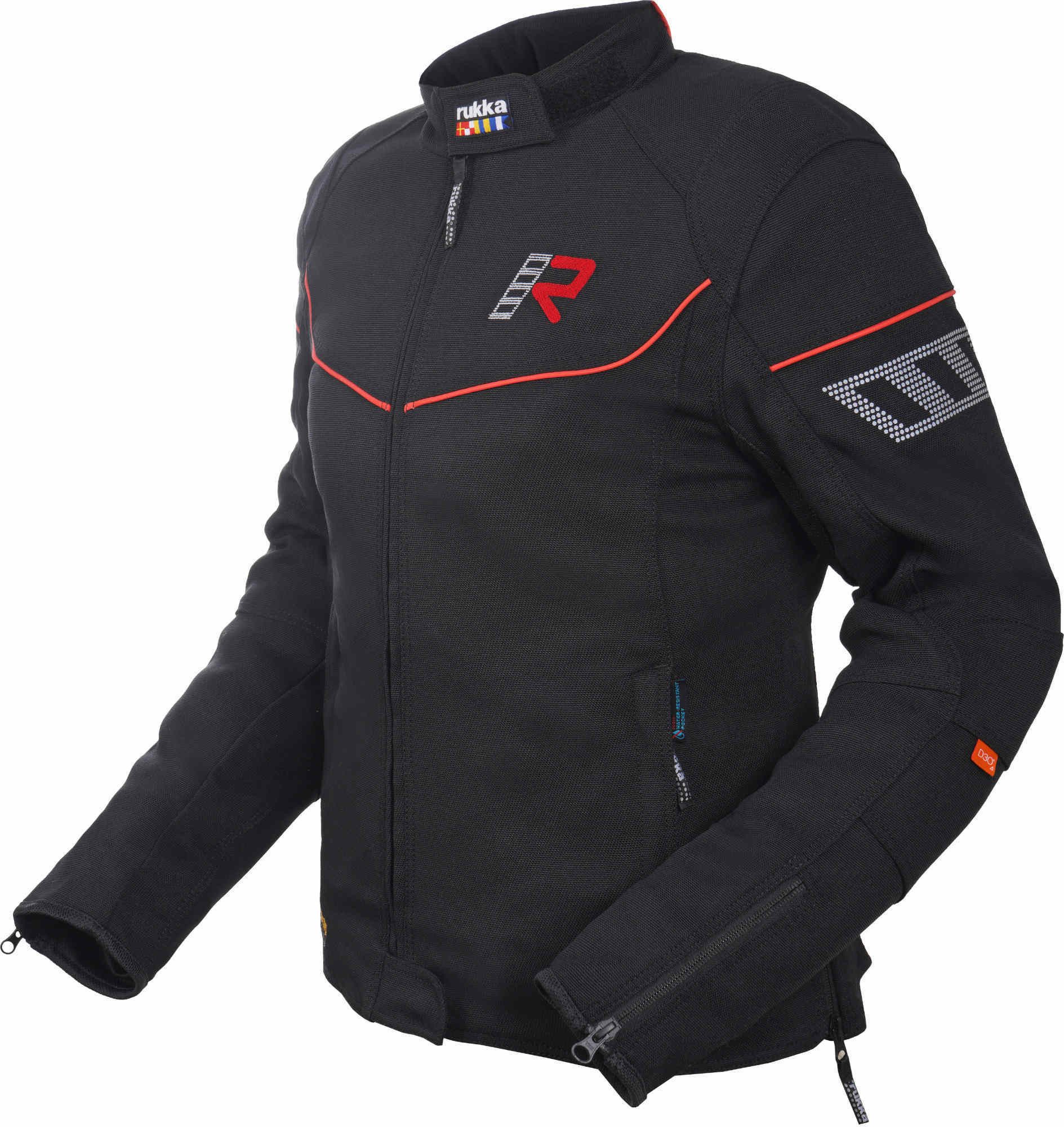 Rukka Motorradjacke AirGobina 2.0 Damen Motorrad Textiljacke Wasserdicht Atmungsaktiv dehnbar protektoren reißverschluss wasserdi